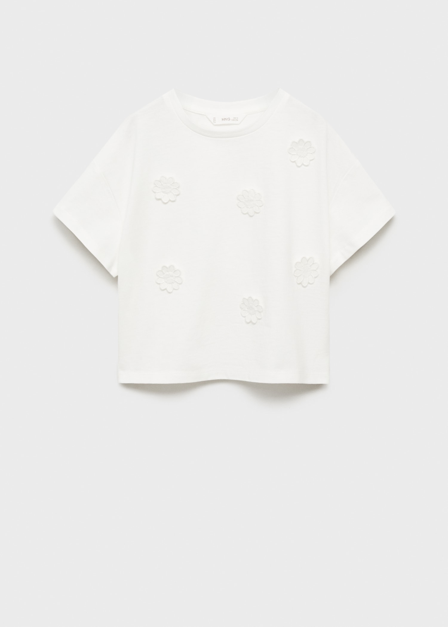 Floral cotton t-shirt - Article without model