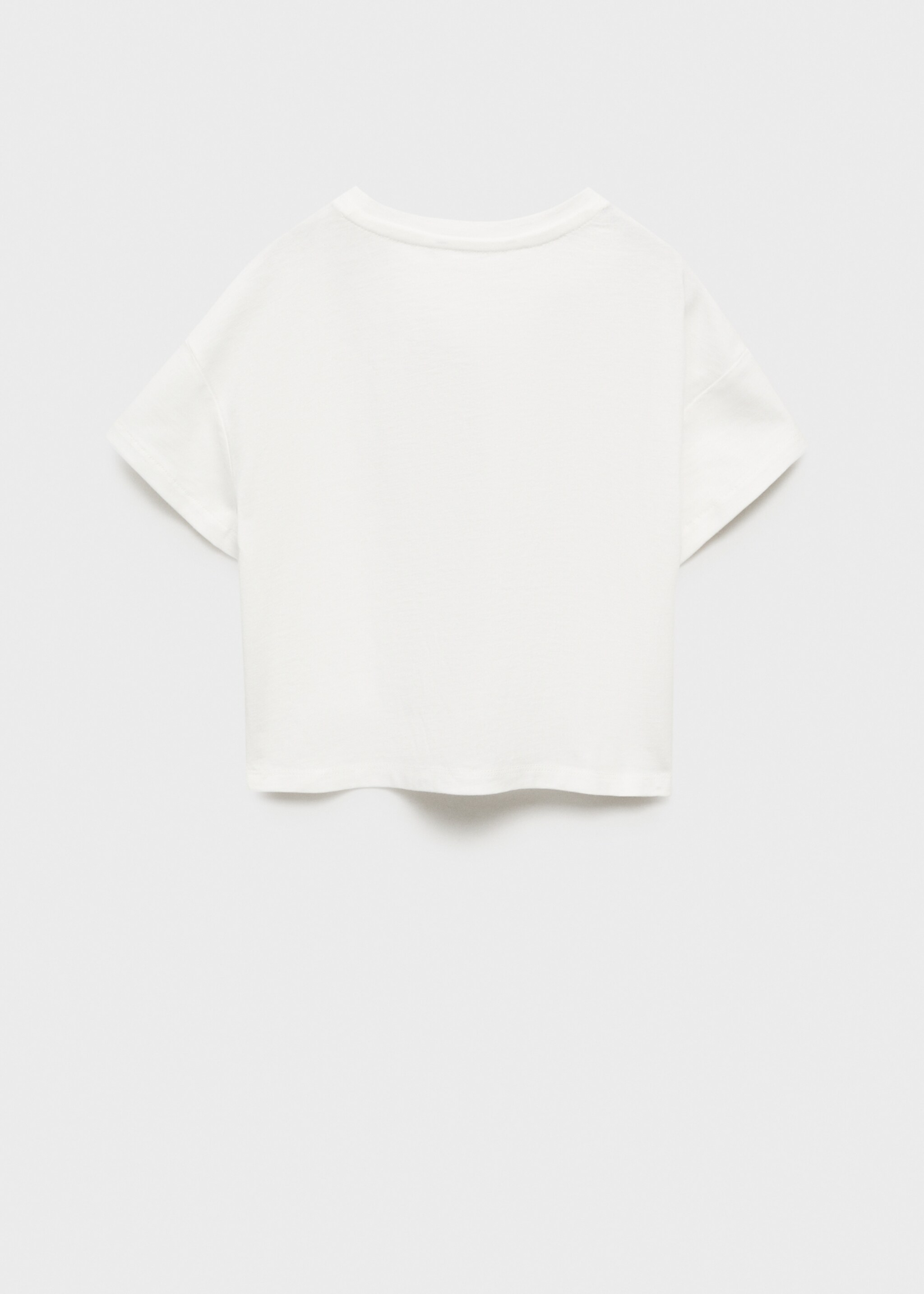 Floral cotton t-shirt - Reverse of the article