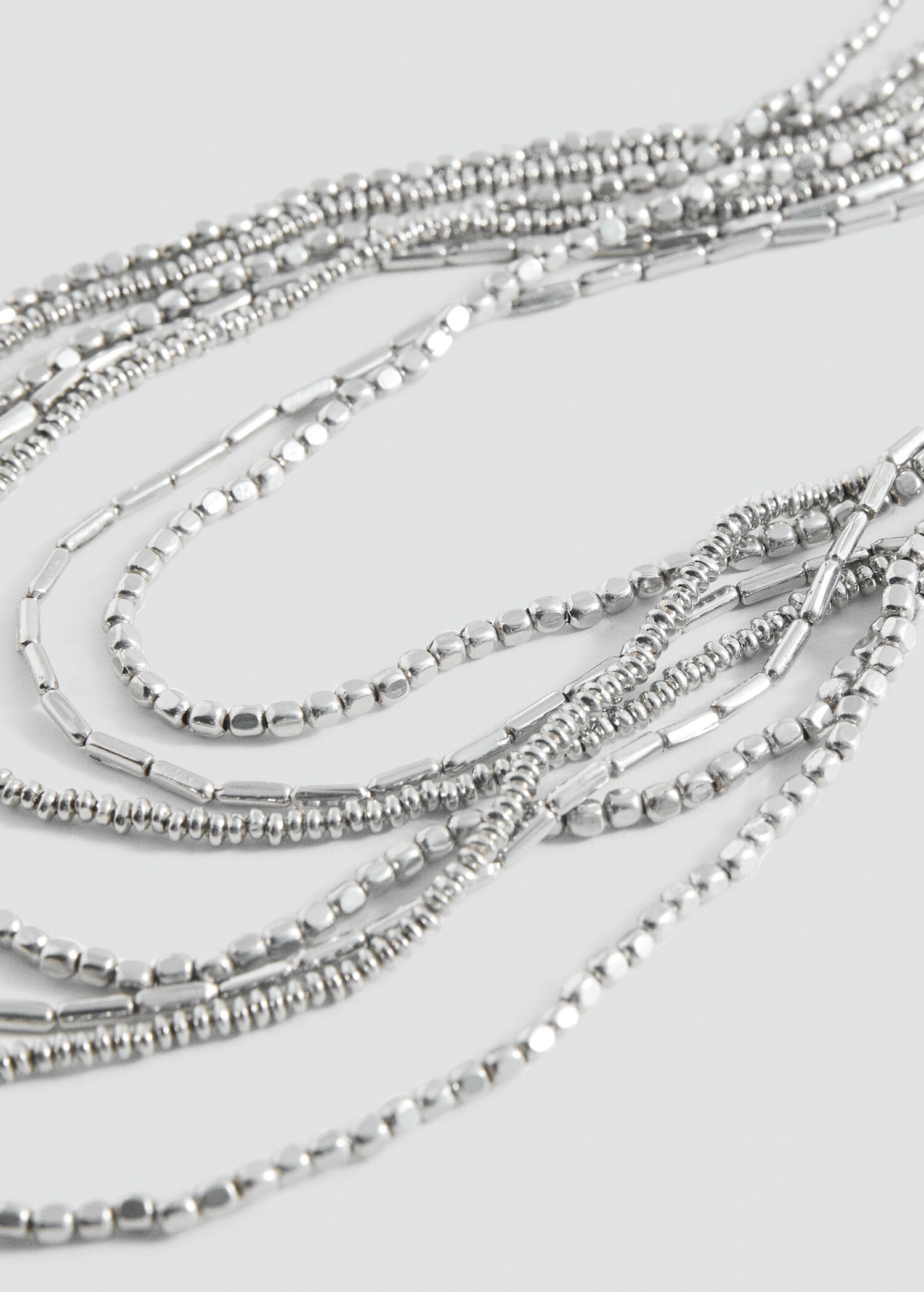 Multiple pendant necklace - Medium plane