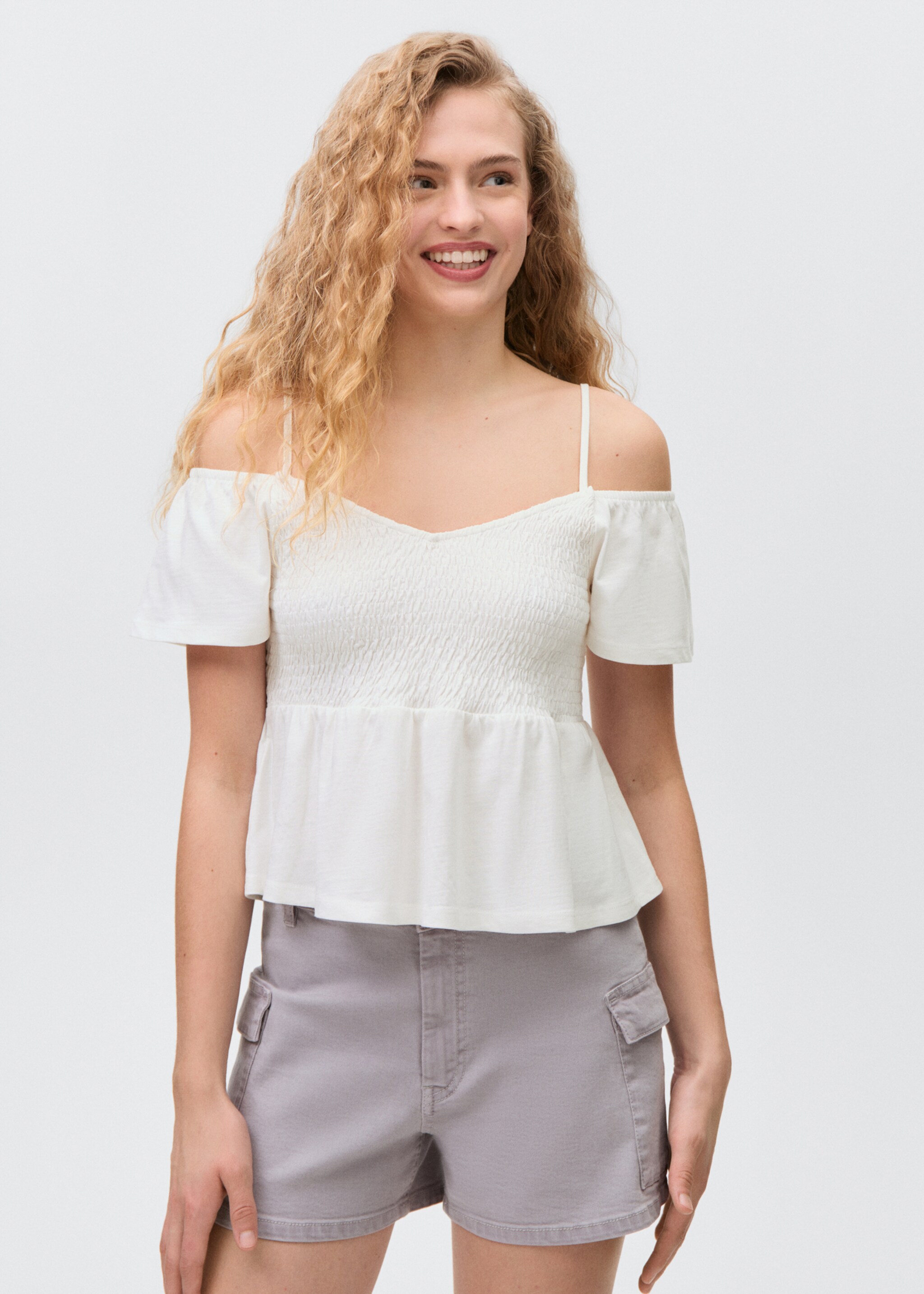Ruffled top - Medium plane