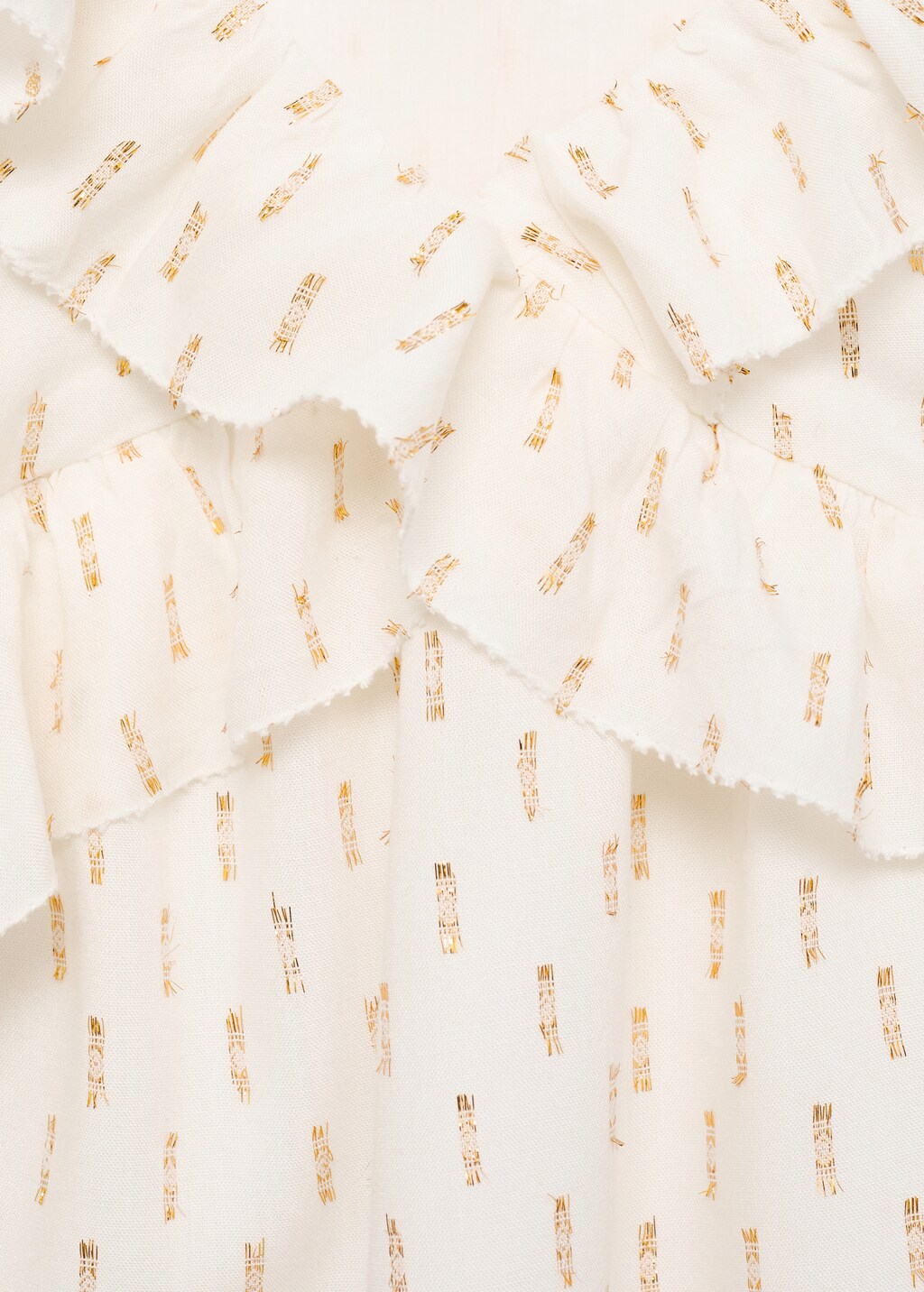 Ruffles embroidered top