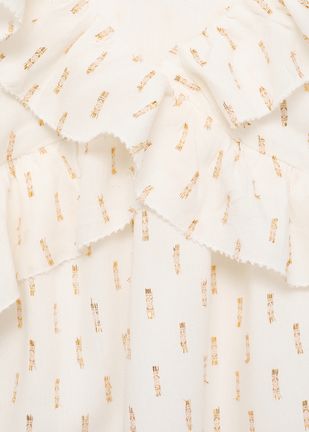 Ruffles embroidered top