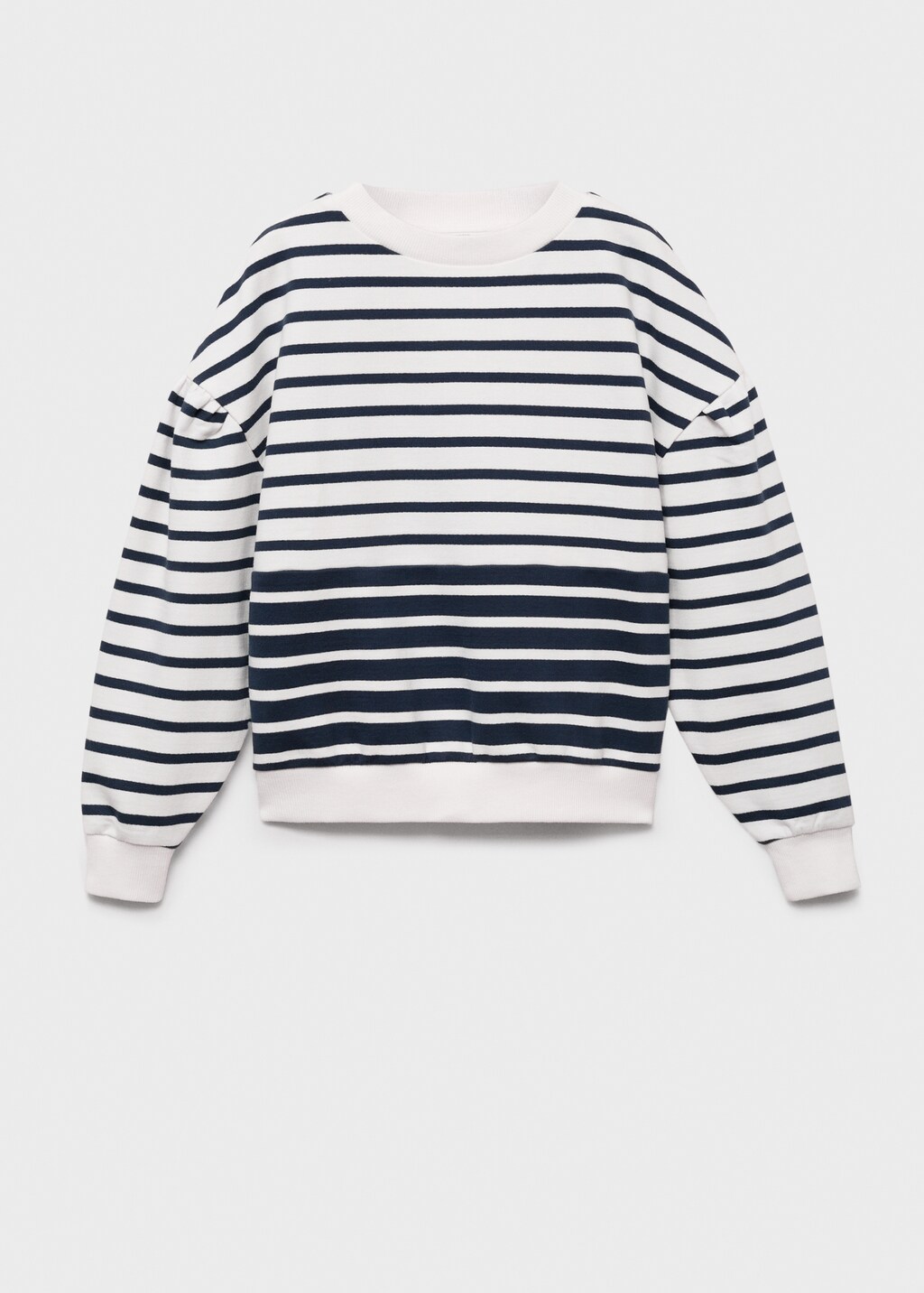 Striped print sweatshirt