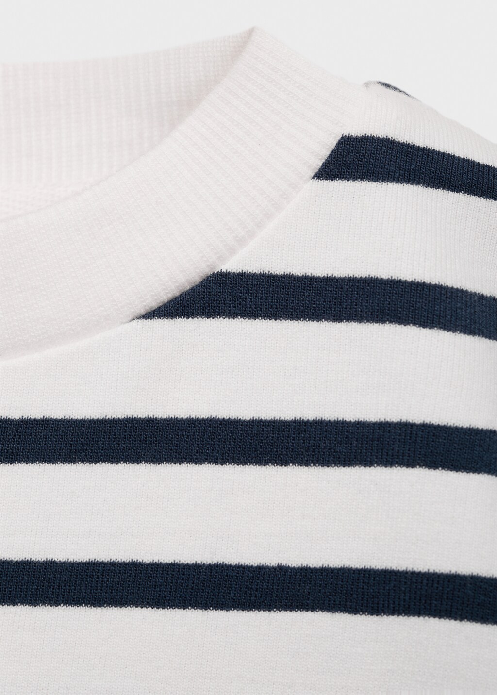 Striped print sweatshirt