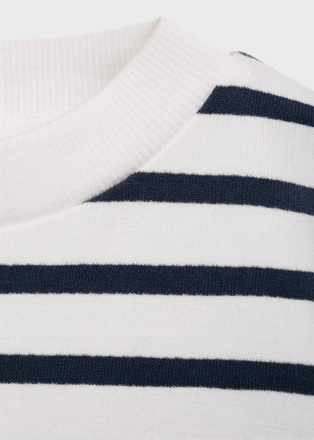 Striped print sweatshirt