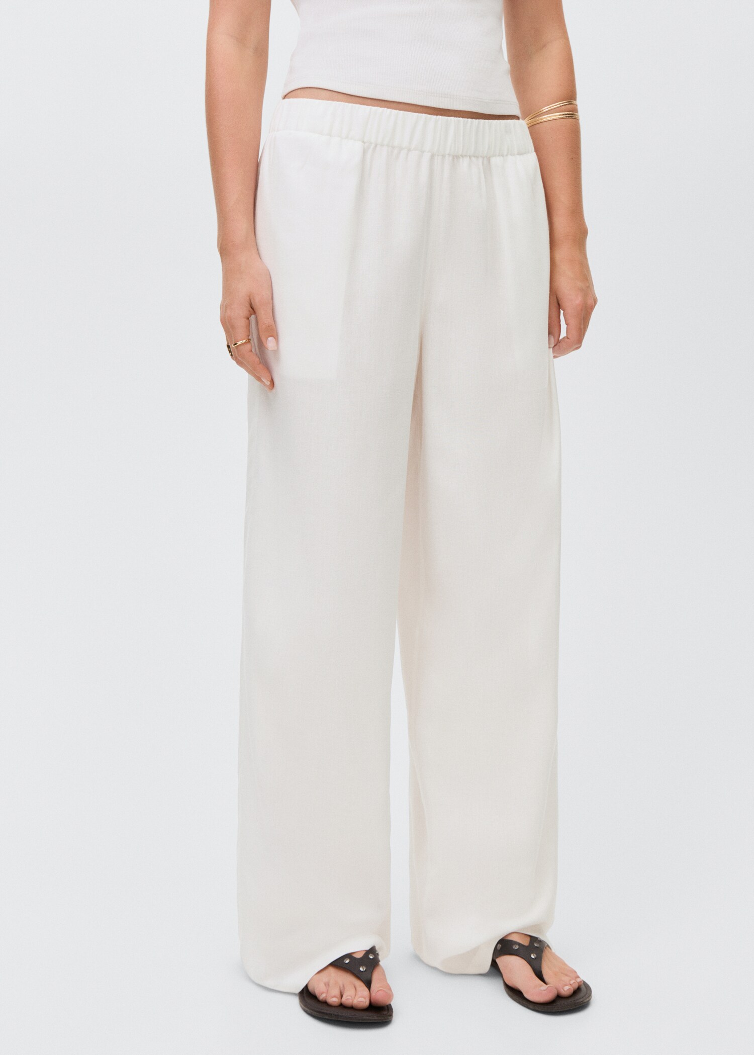 Linnen straight-fit broek - Detail van het artikel 6