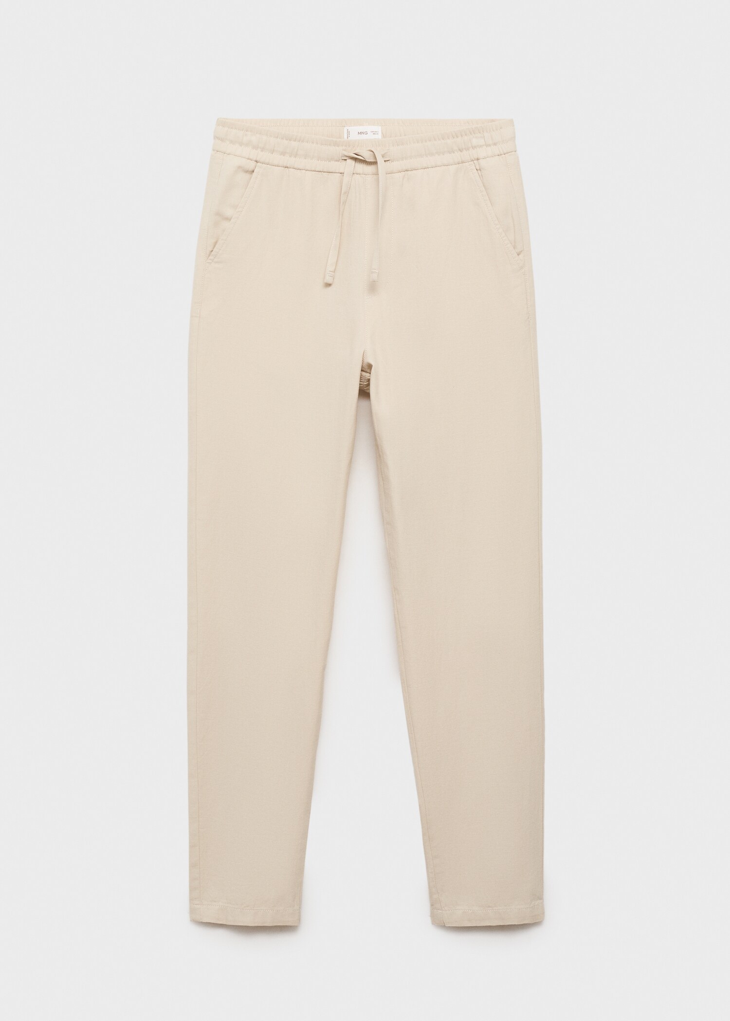 Linen jogger trousers - Article without model