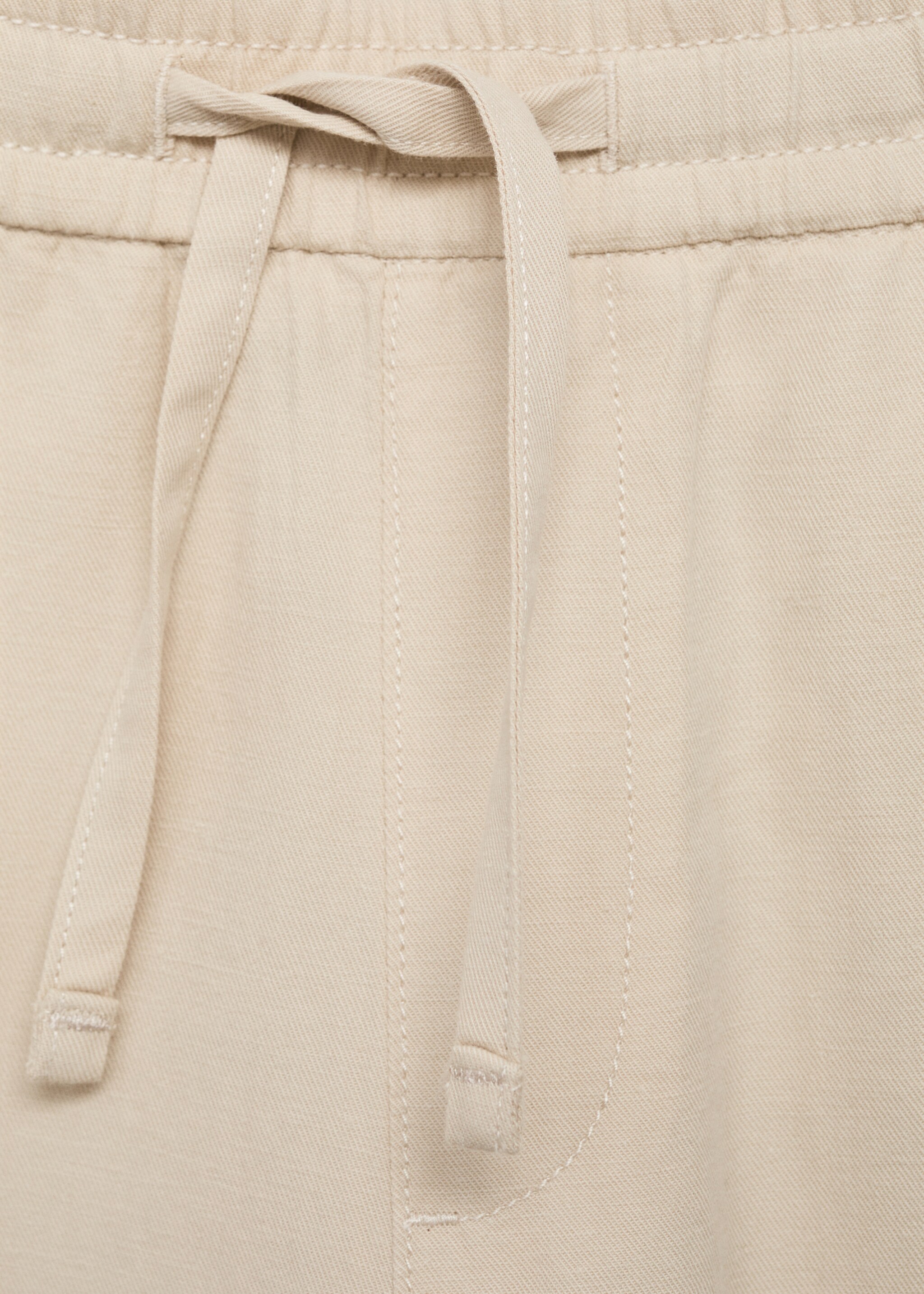 Linen jogger trousers - Details of the article 8