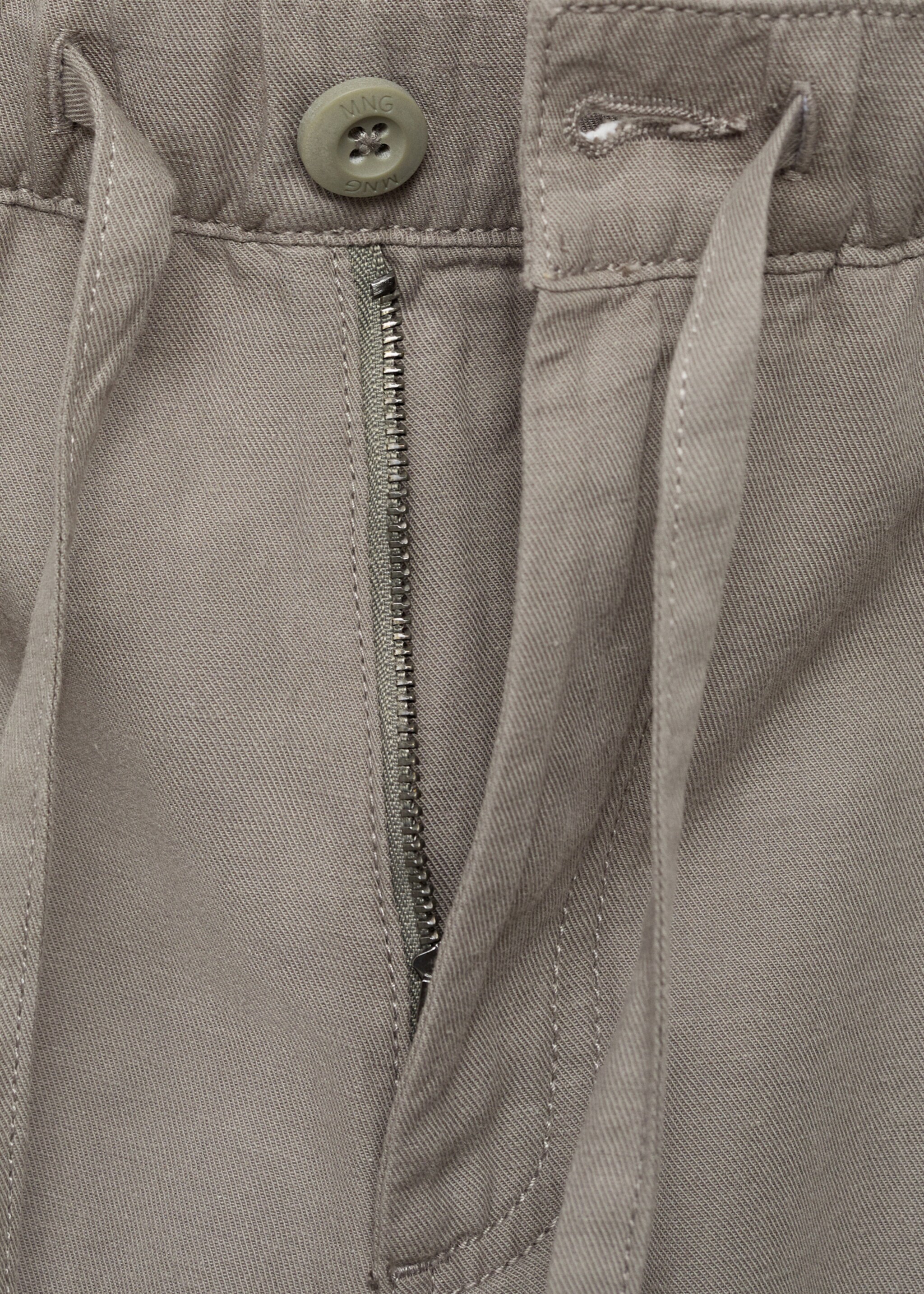 Pantalón jogger lino algodón - Detalle del artículo 8