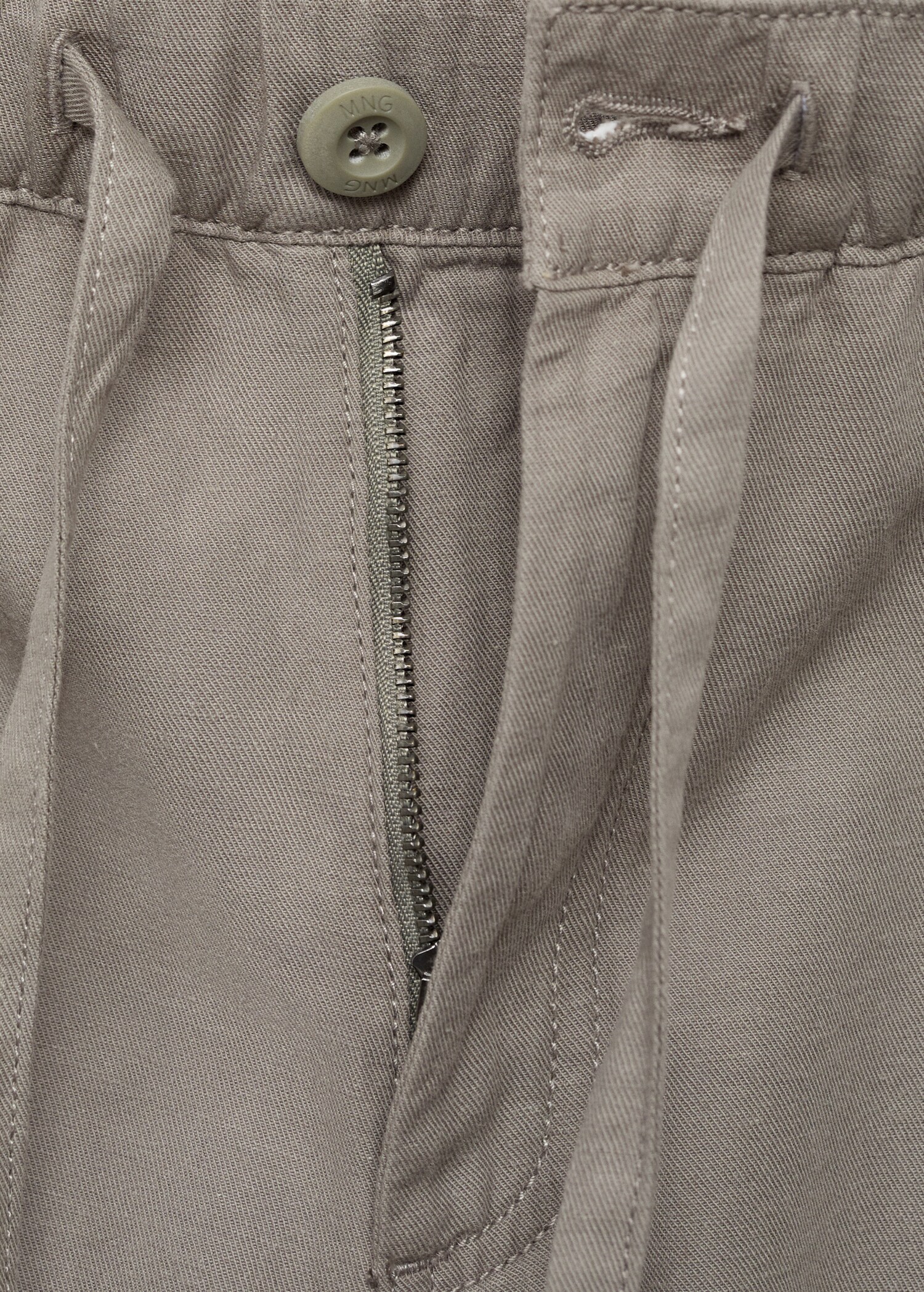 Cotton-linen jogger trousers - Details of the article 8