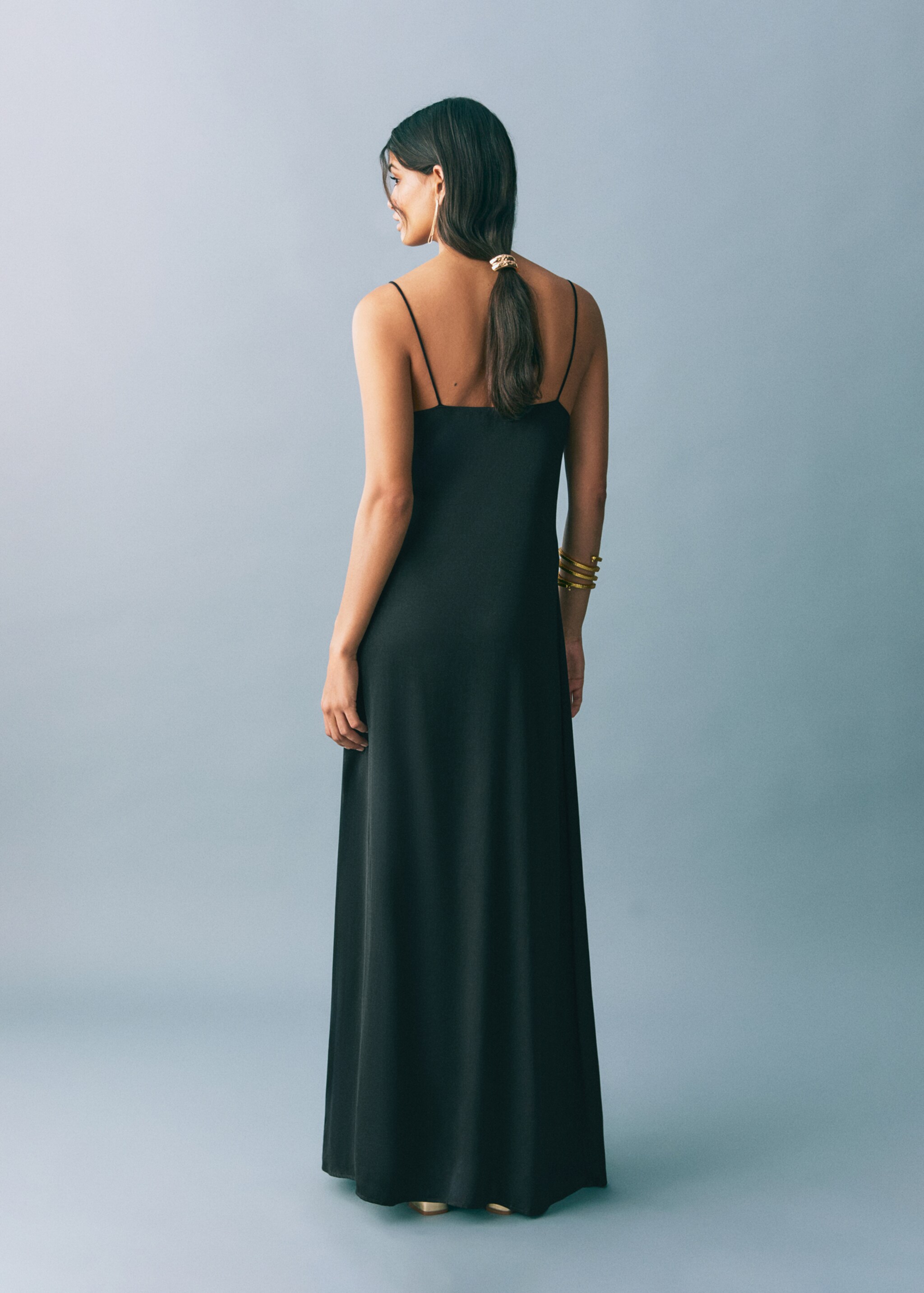 Long dress with straps - Reverse of the article