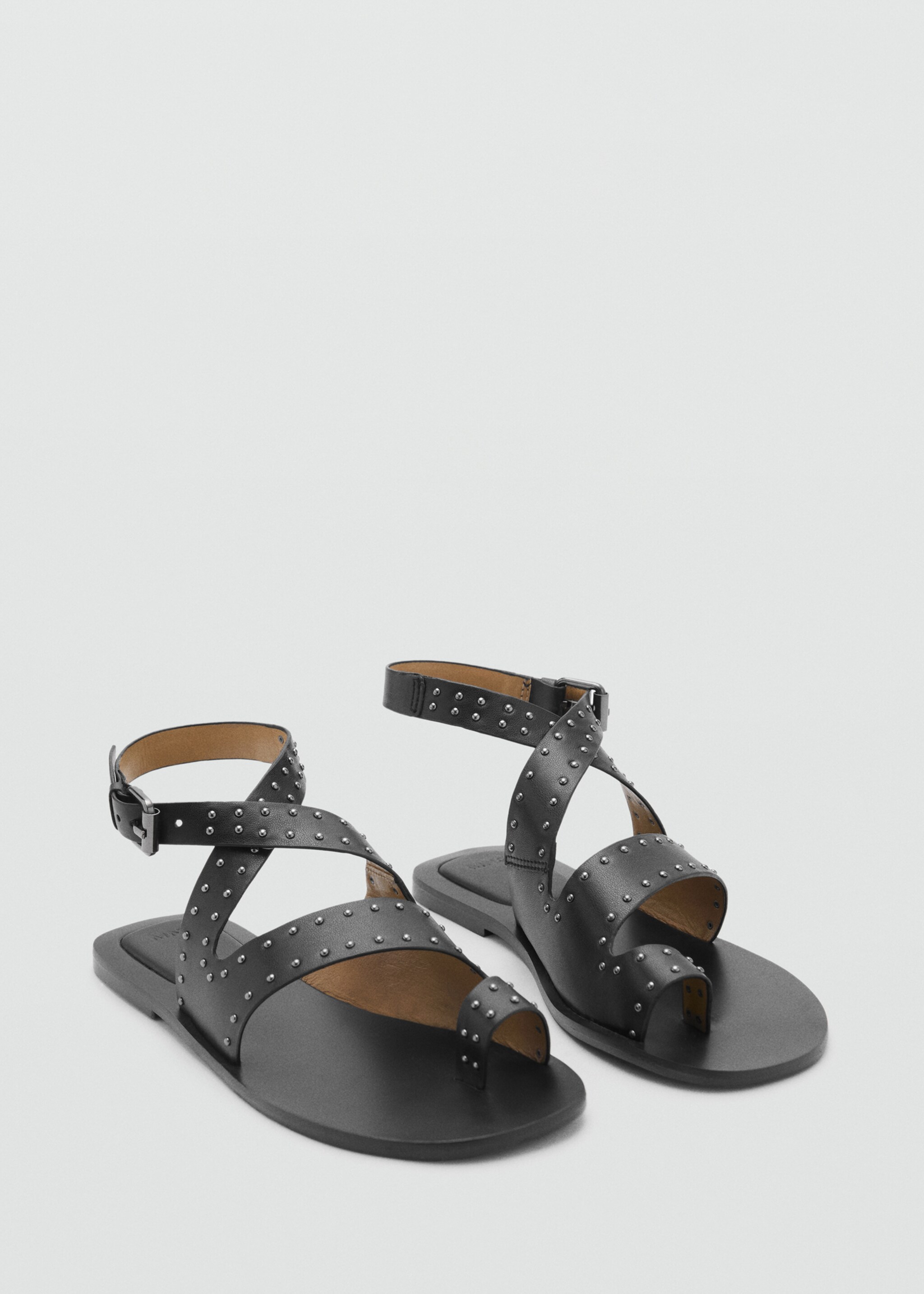Studded sandals - Medium plane