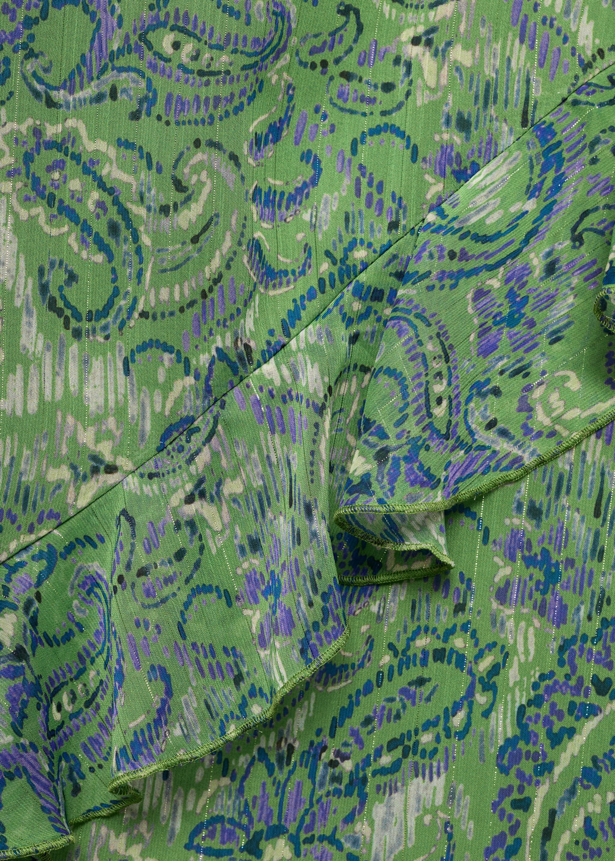 Bedrucktes Rüschenkleid - Detail des Artikels 0