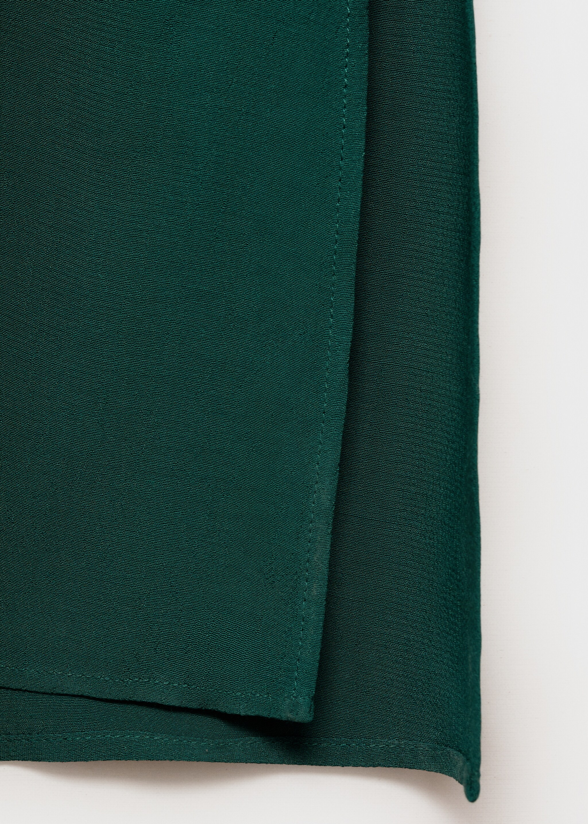Asymmetrical ruffled chiffon dress - Details of the article 0