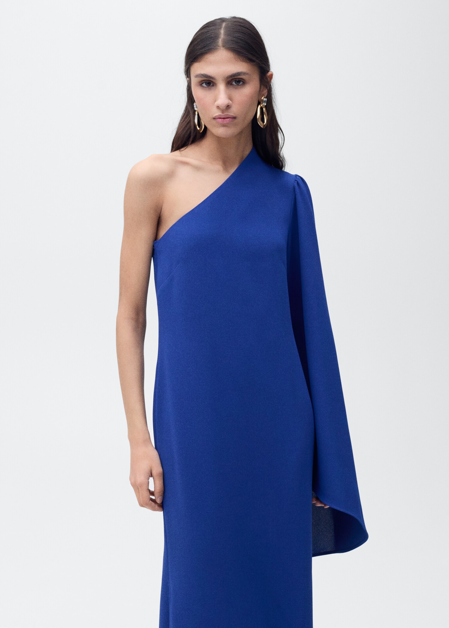 Long flared sleeve dress - Medium plane