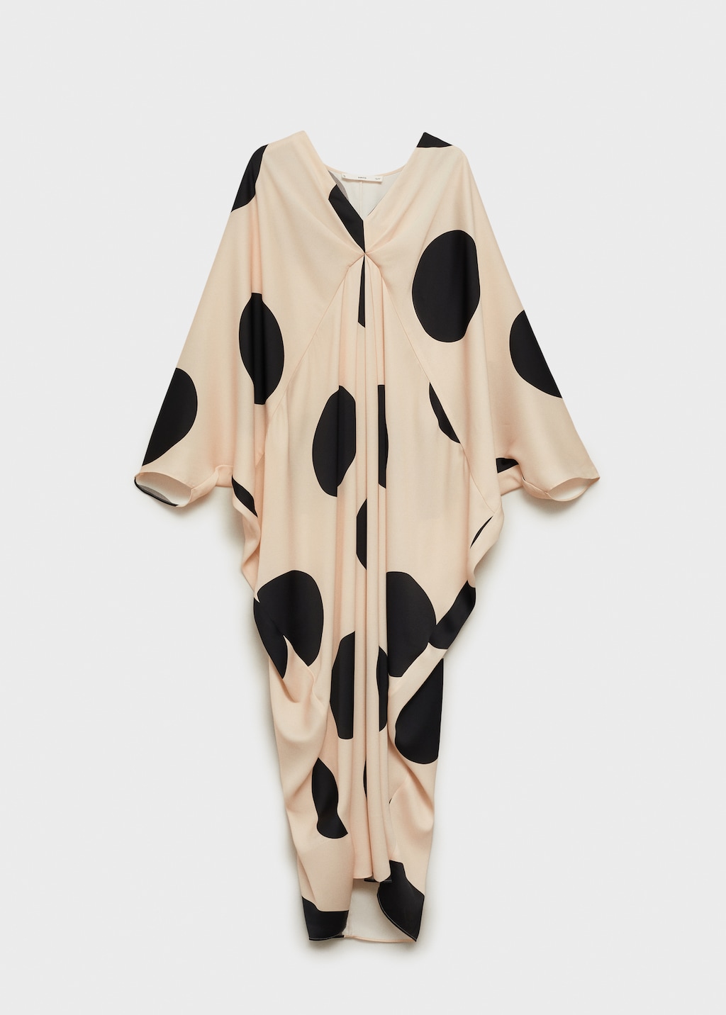 Mango Polka-dot draped dress thumbnail