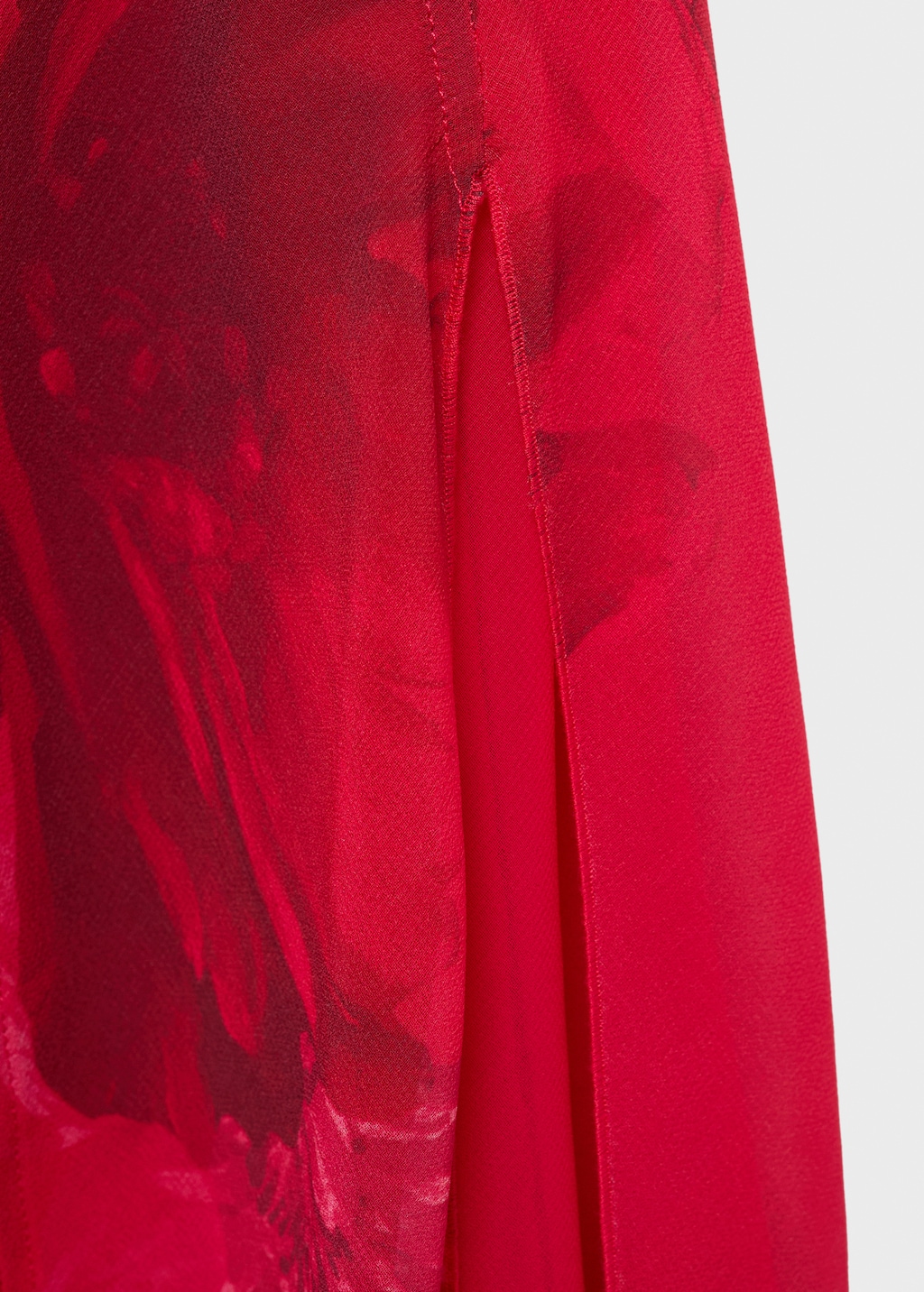Asymmetrical floral dress - Women | MANGO Canada