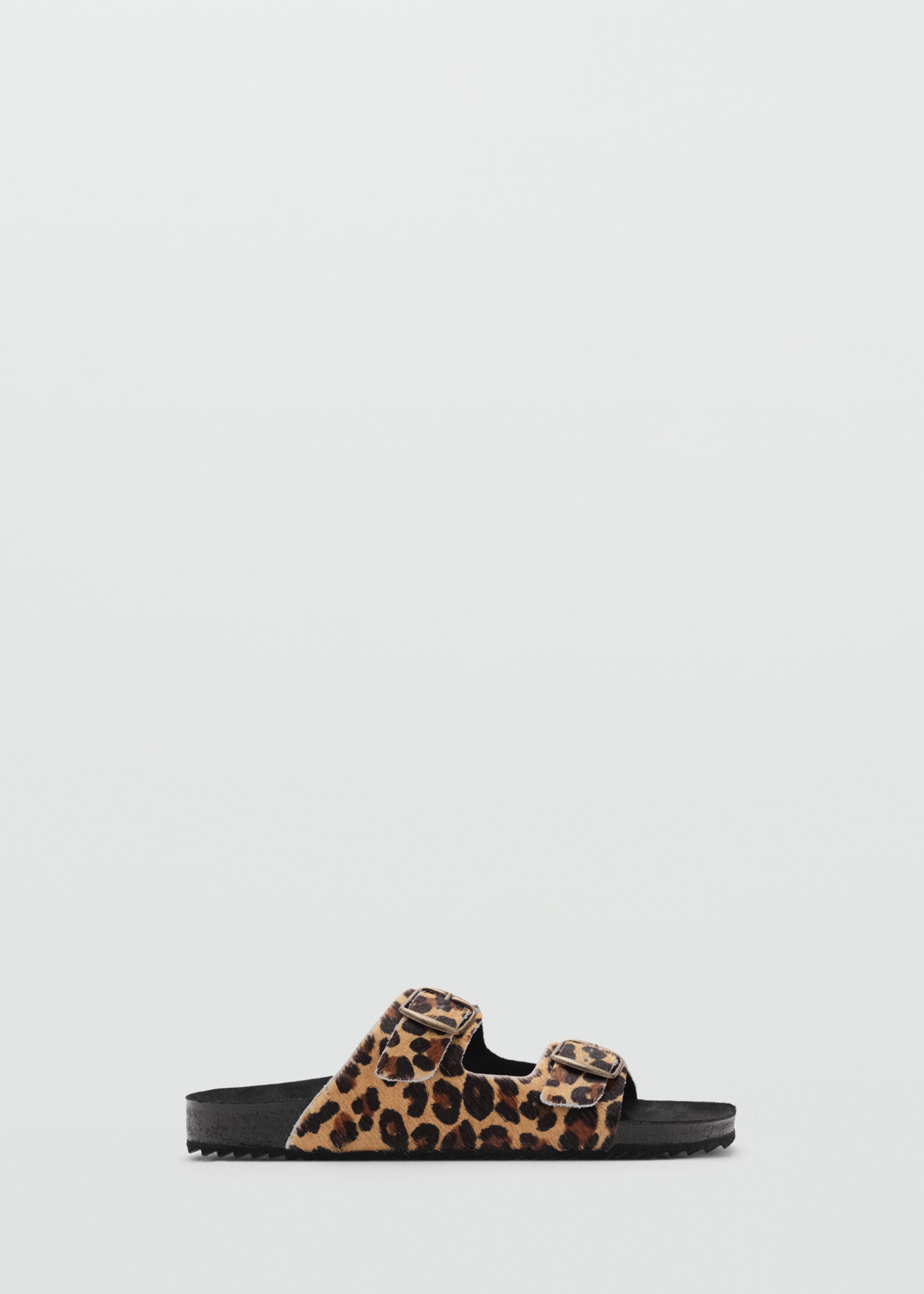 Sandalia piel animal print - Artículo sin modelo