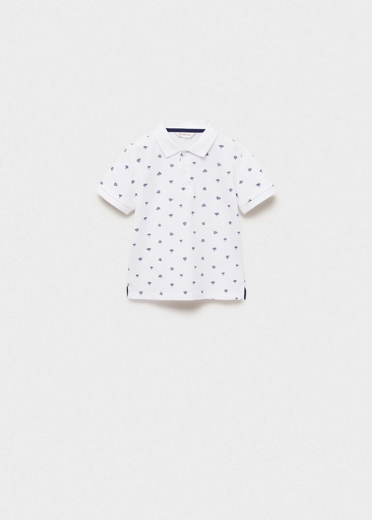 Printed cotton polo shirt - Article without model