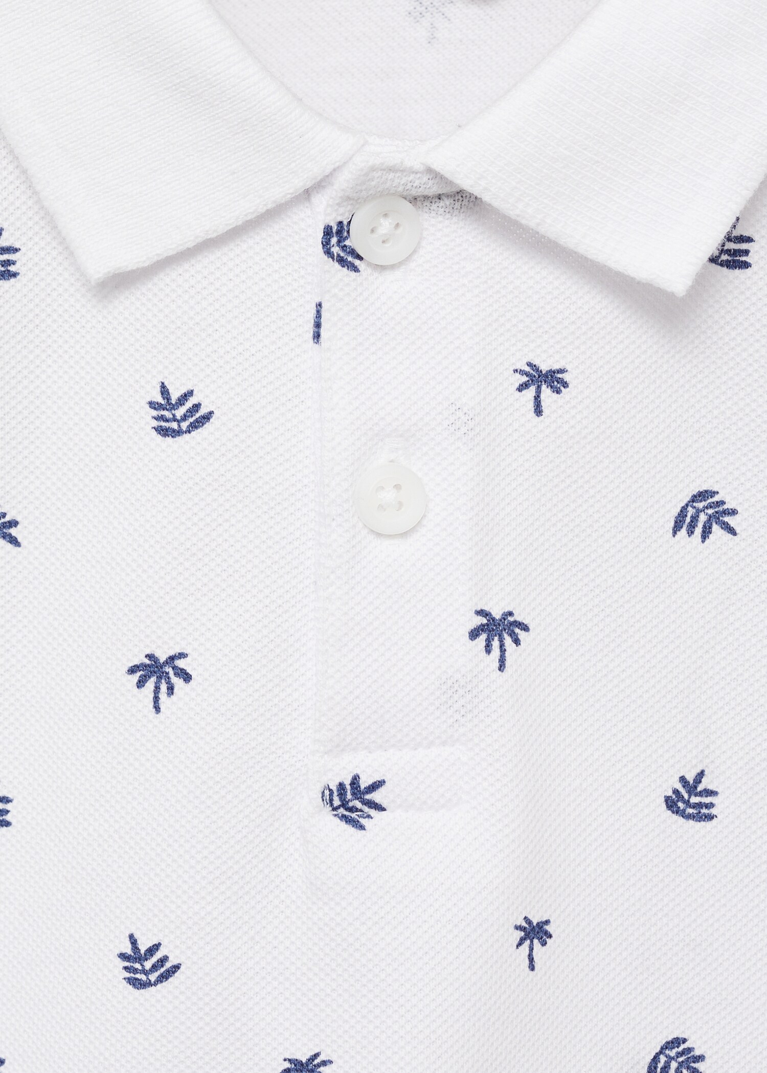 Printed cotton polo shirt - Details of the article 8
