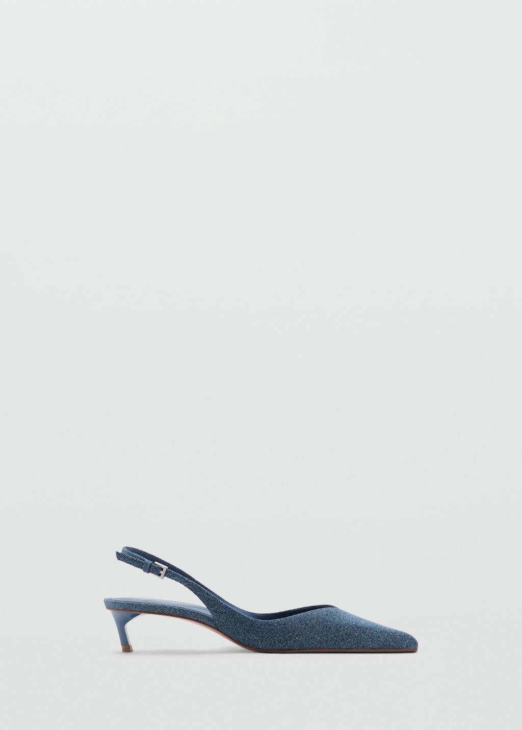 High-heeled denim shoes - Women | MANGO USA