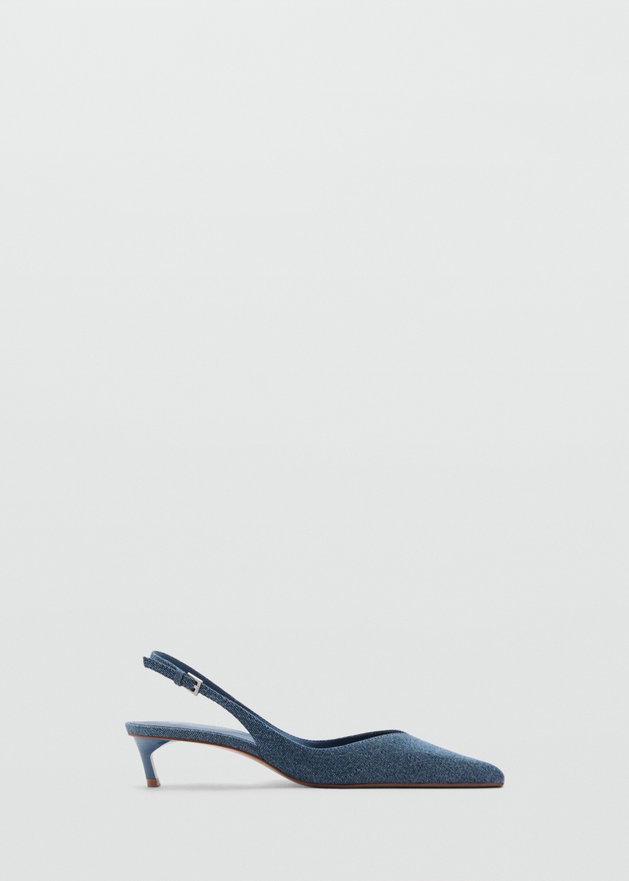 High-heeled denim shoes - Article without model