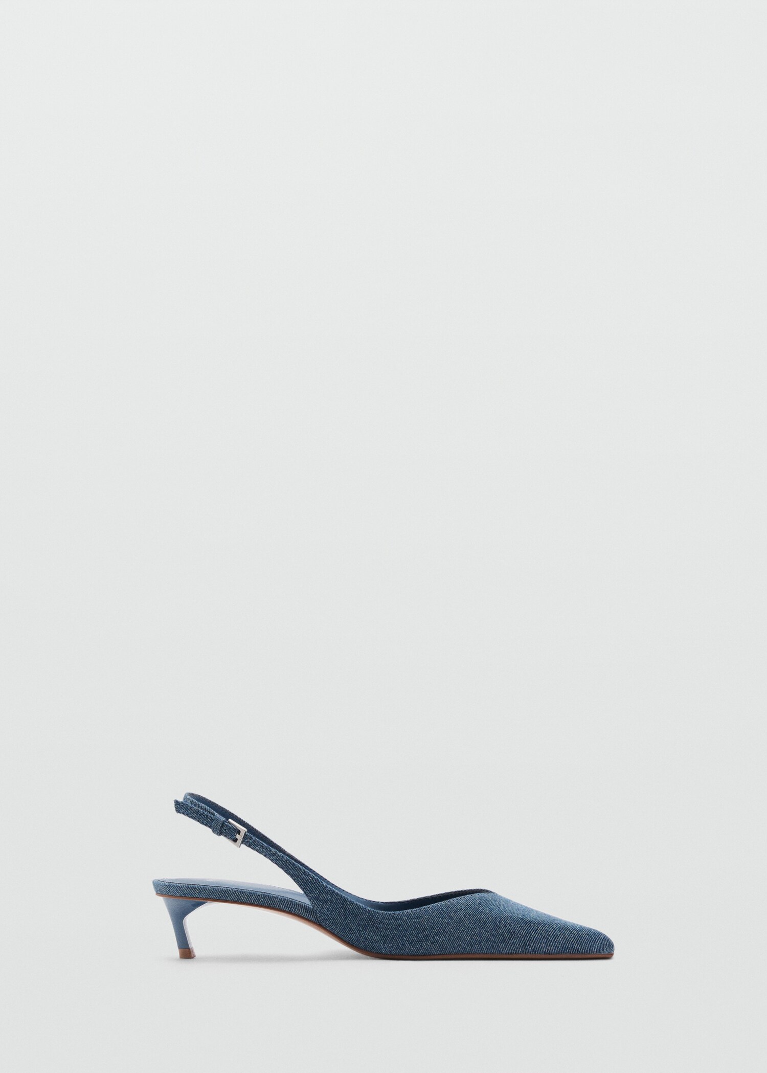 High-heeled denim shoes - Article without model