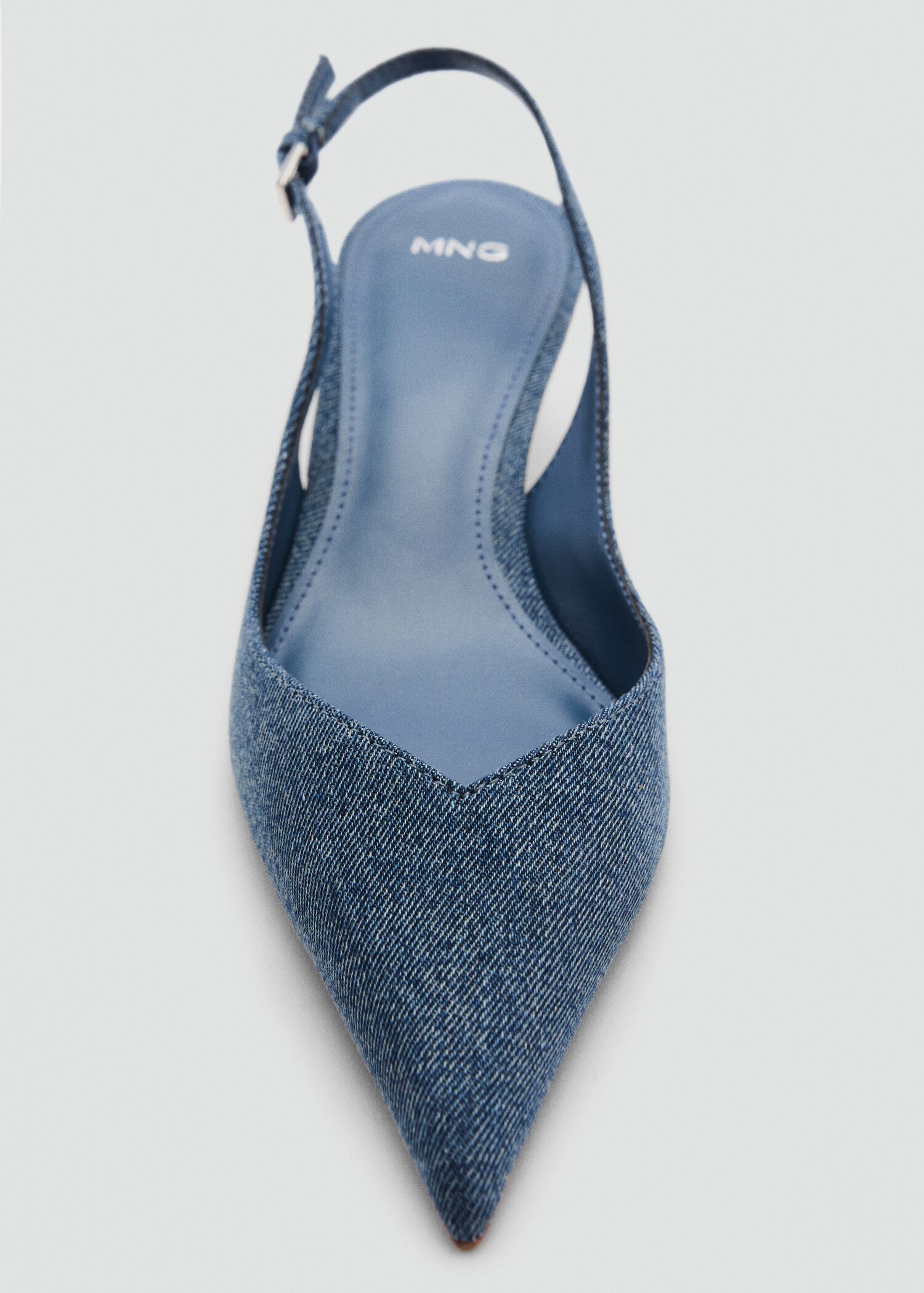 High-heeled denim shoes - Details of the article 1
