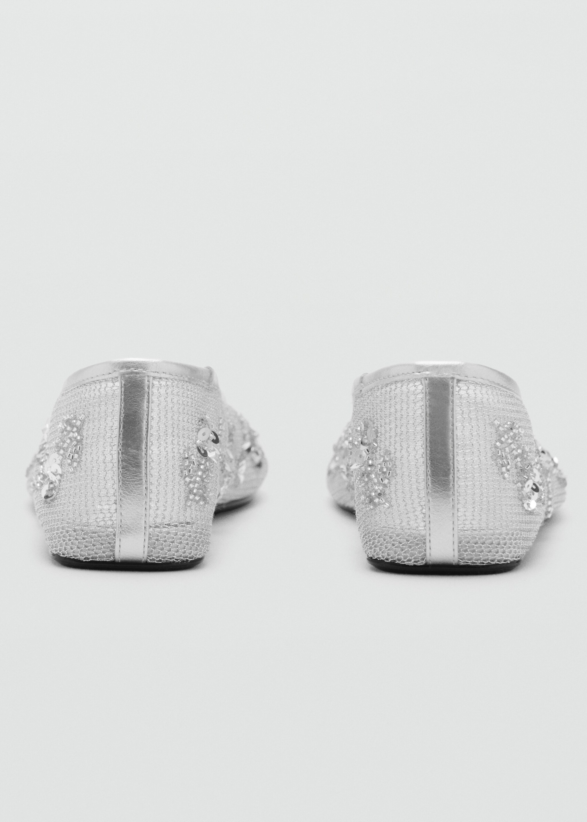 Sequin embroidered mesh ballerina - Details of the article 2