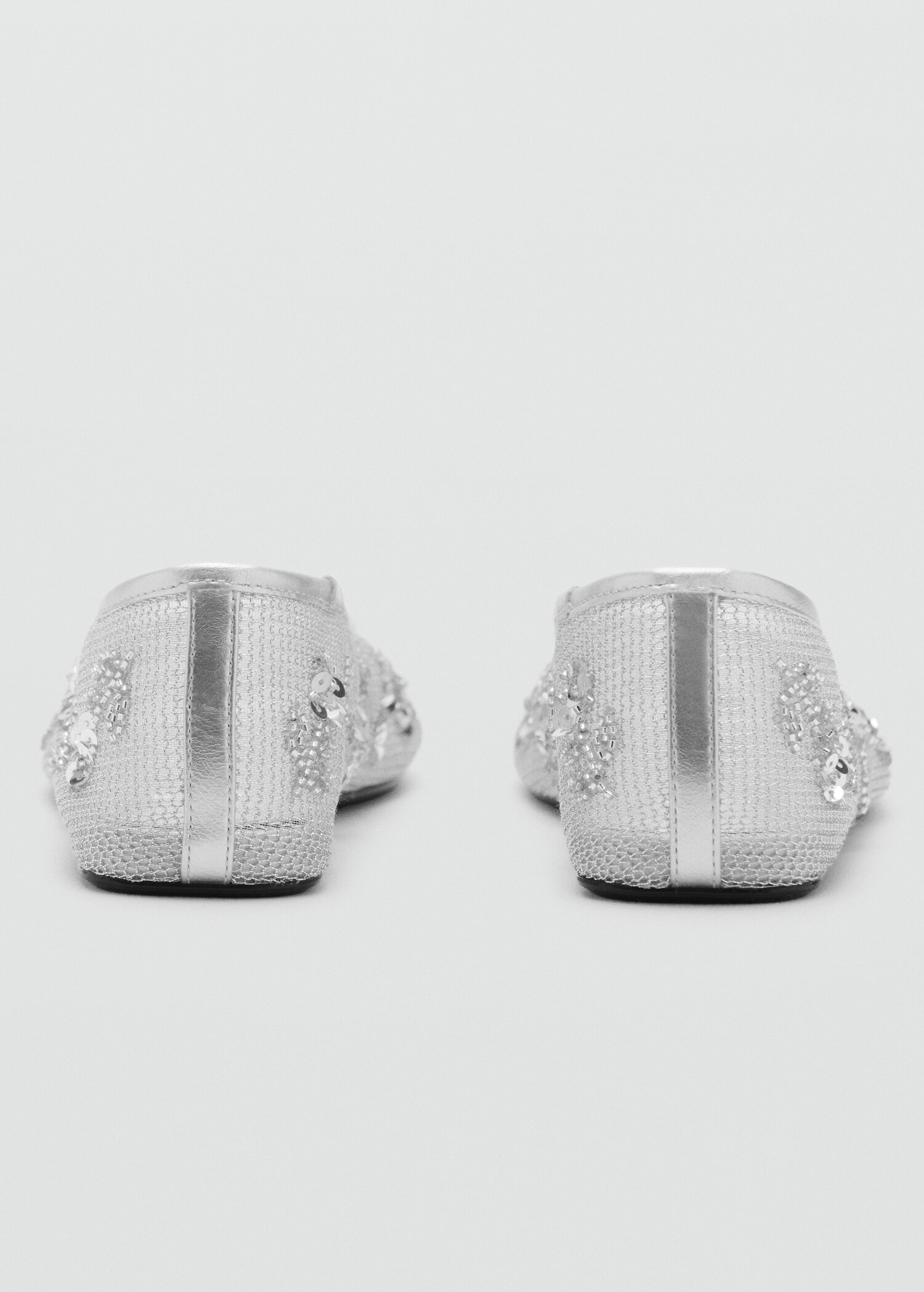 Sequin embroidered mesh ballerina - Details of the article 2