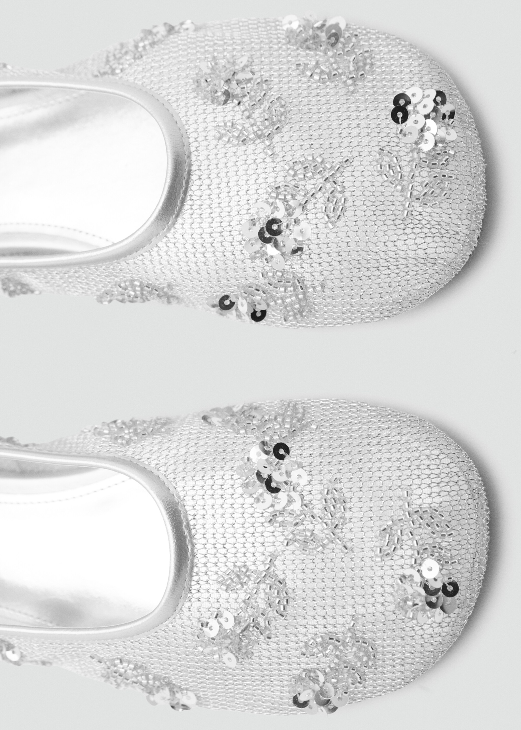 Sequin embroidered mesh ballerina - Details of the article 3
