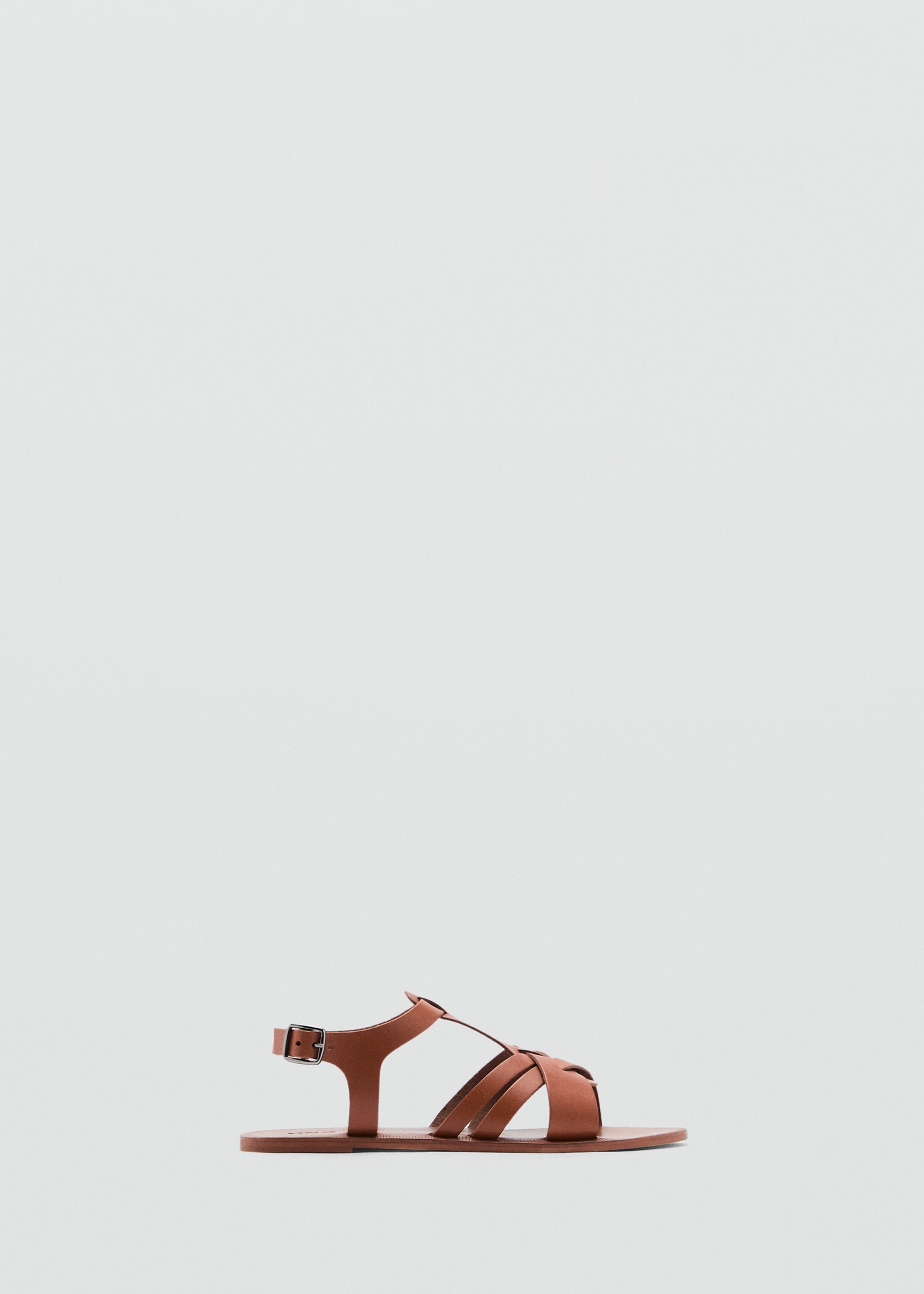 Leather straps sandals - Article without model