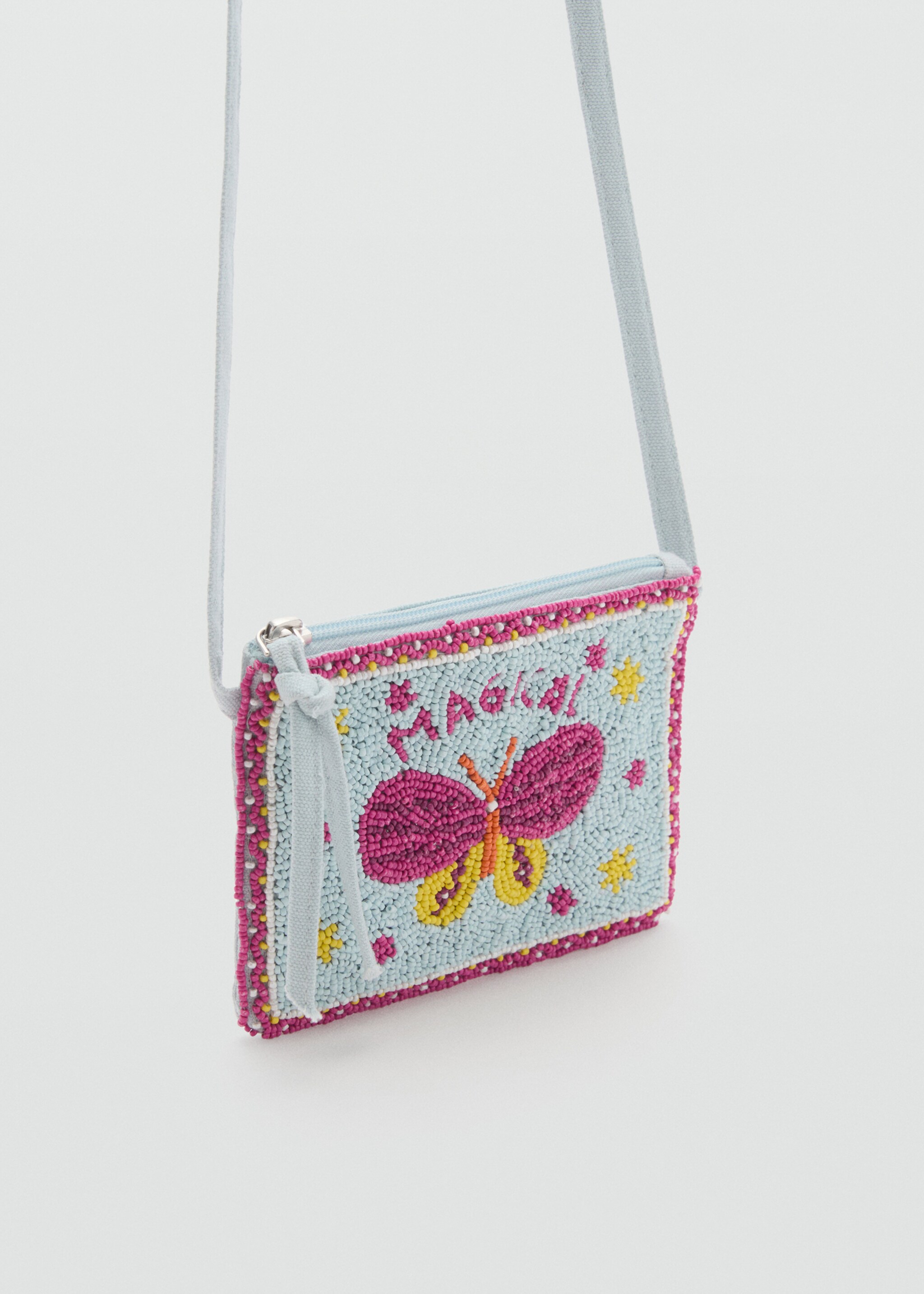 Bolso bandolera abalorios - Plano medio