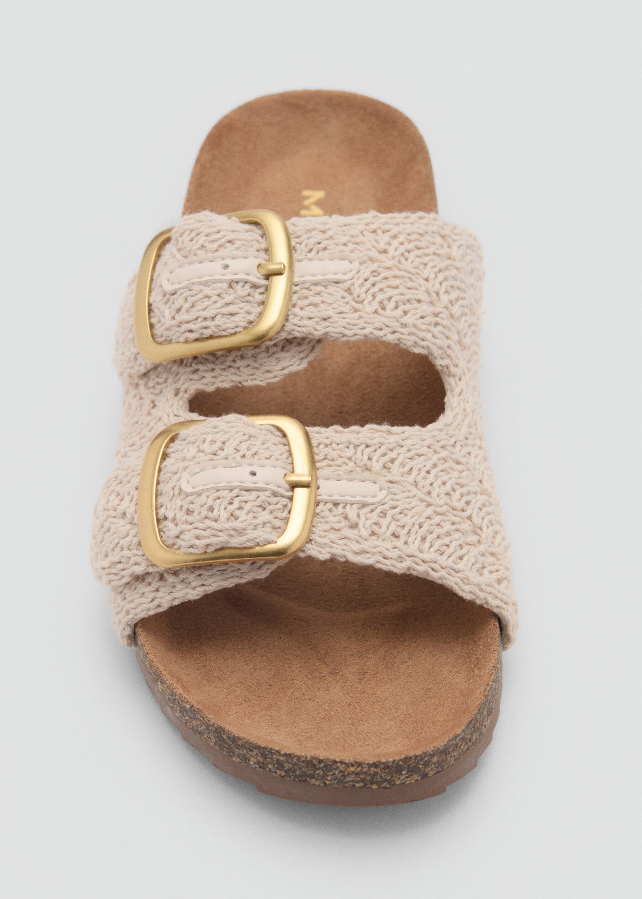Textured sandals with buckle - Details of the article 2