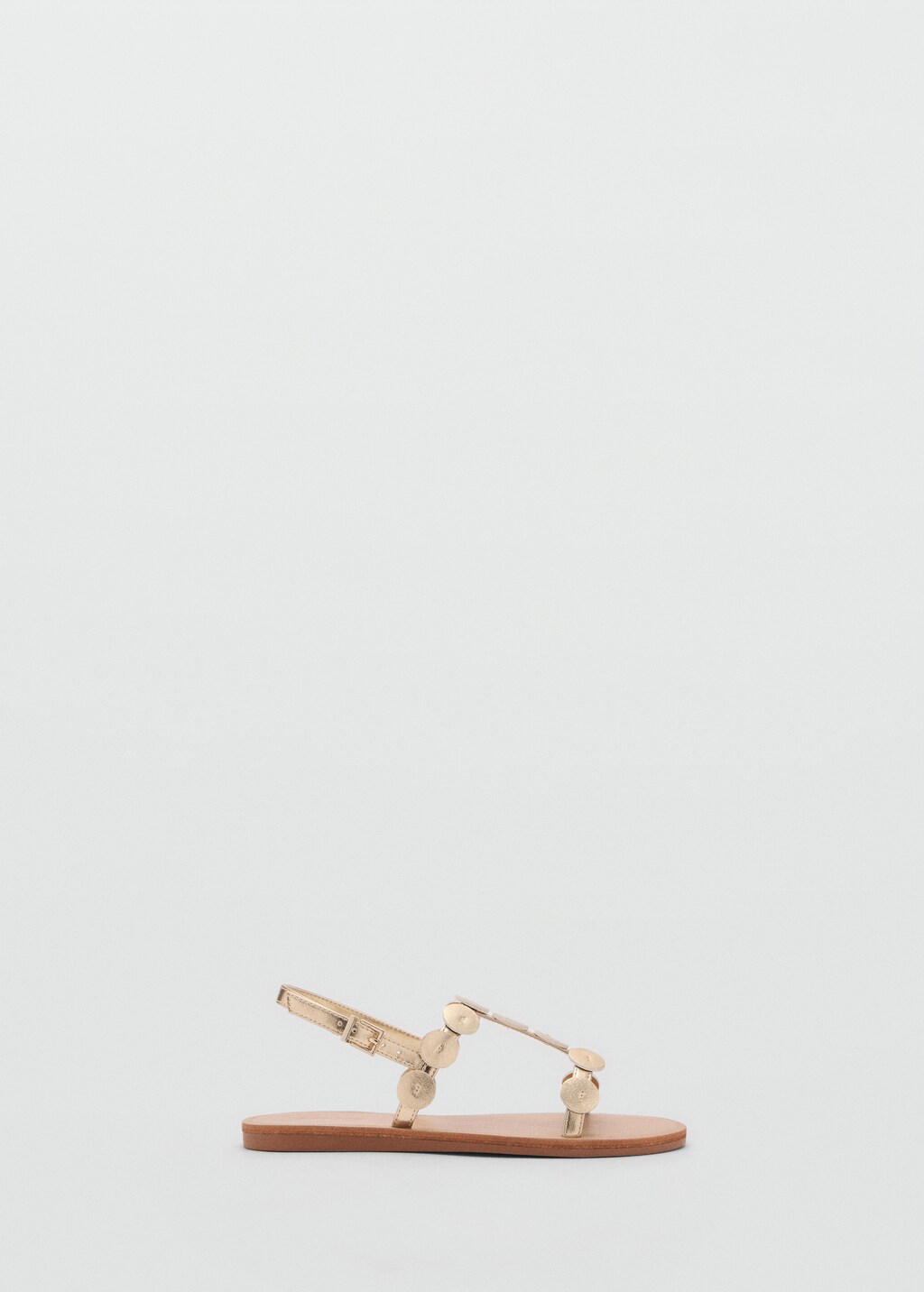 Metallic sandals with decorative coins - Kids | MANGO USA Metallic sandals with decorative coins - Kids | MANGO USA