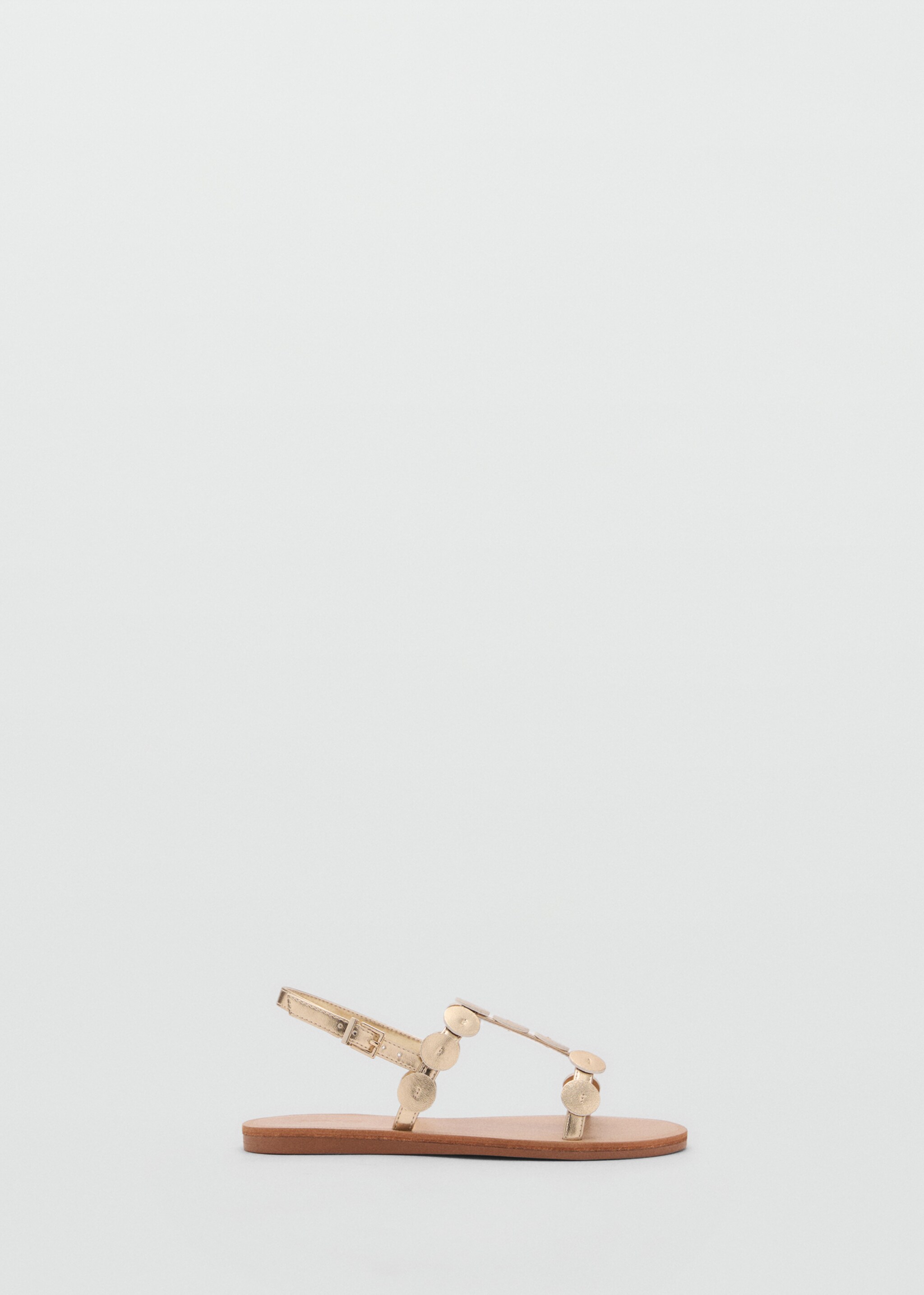 Metallic straps sandals - Article without model