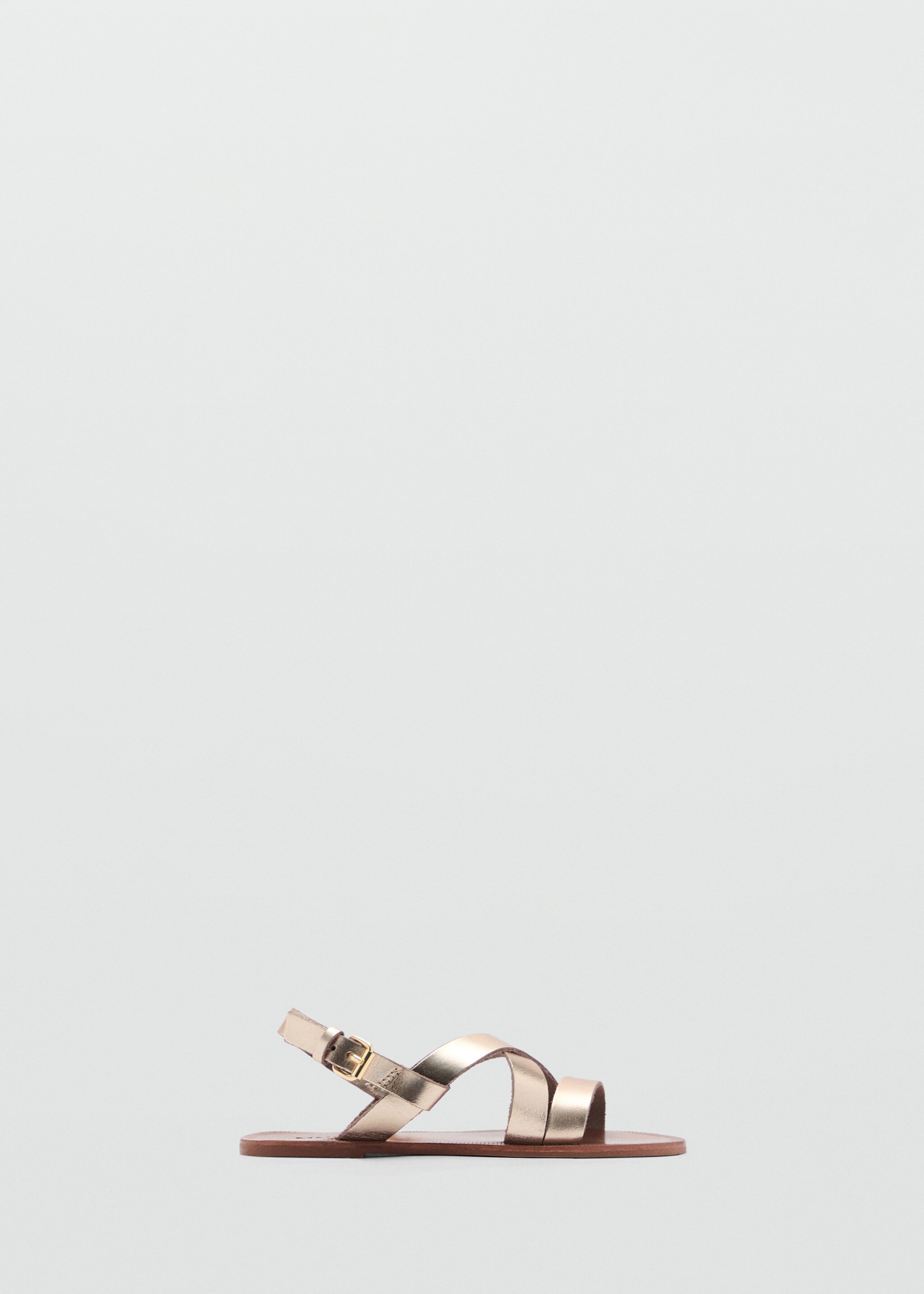 Metallic straps sandals - Article without model