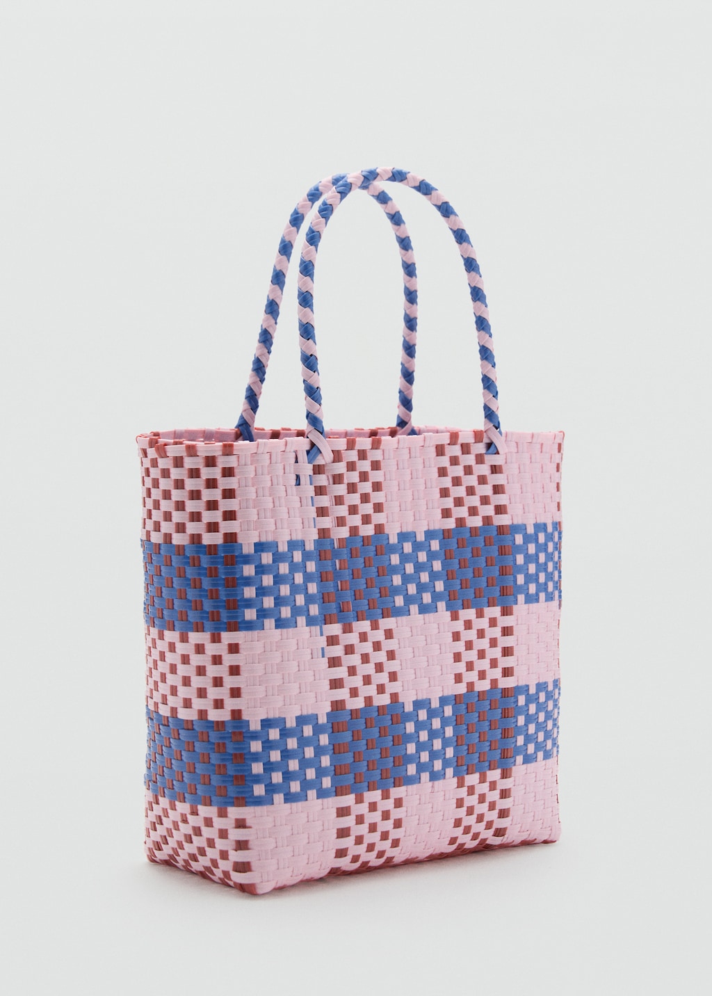 Reversible KONBU Basket Bag - Sky Blue – Maple Narrative