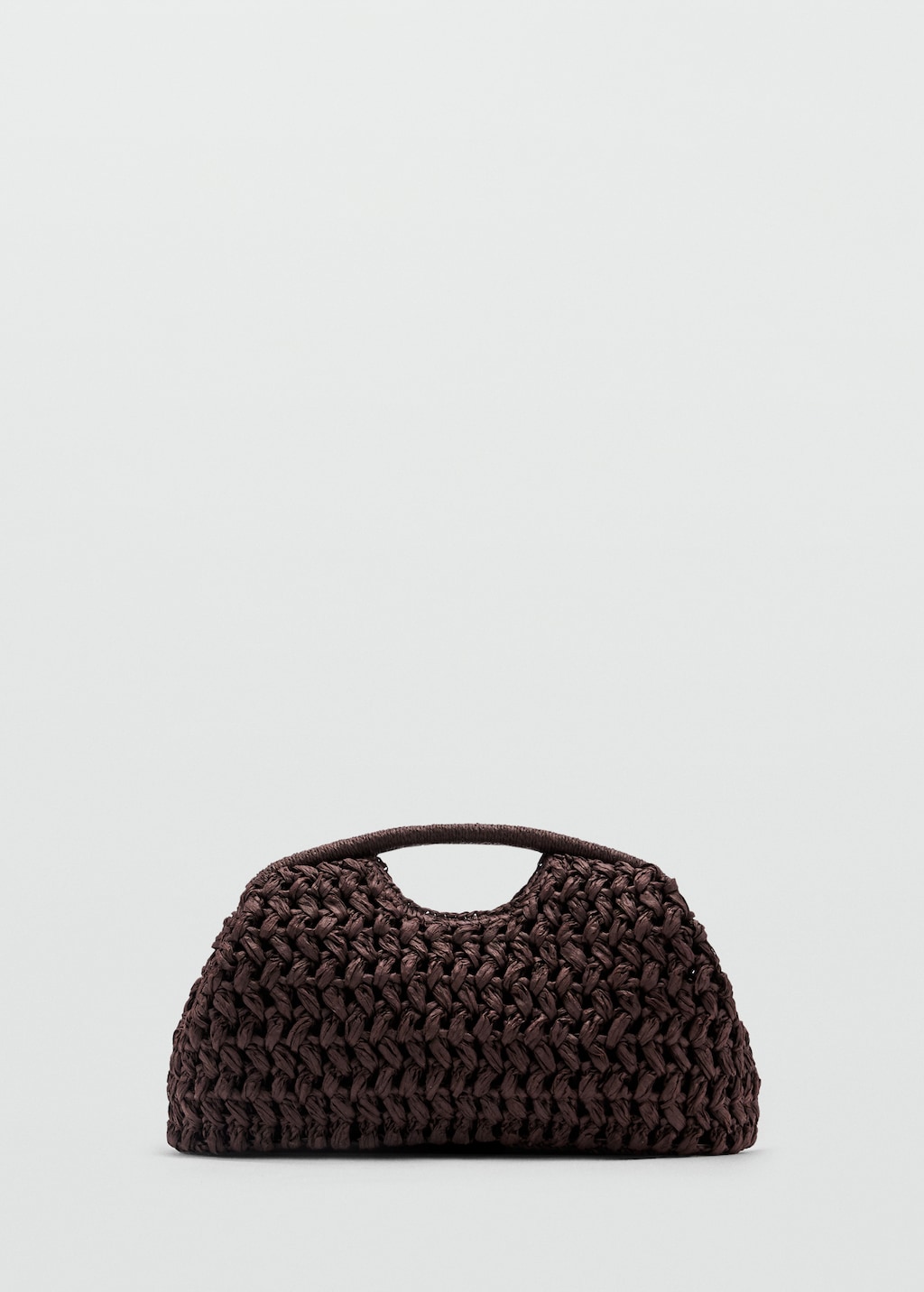 Bolso clutch fibra natural