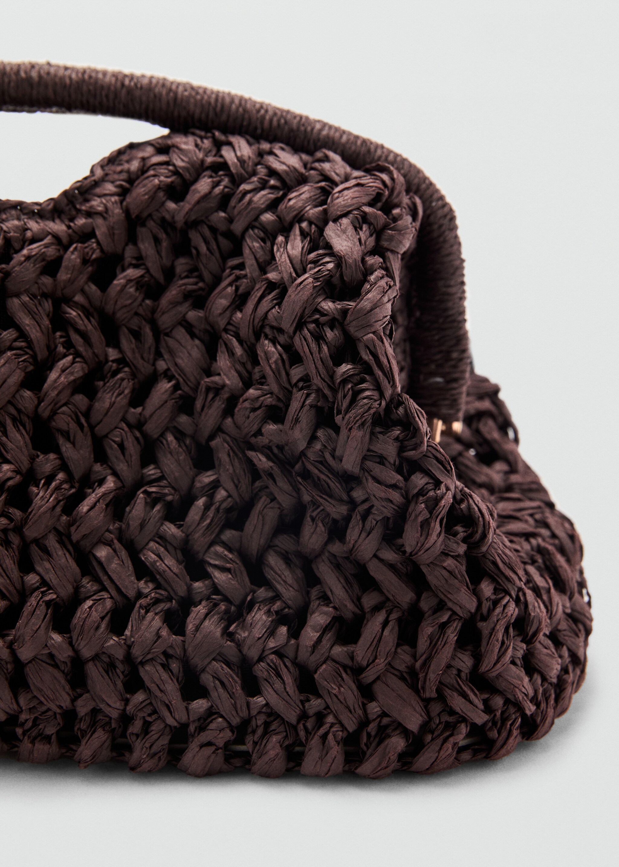 Clutch de fibra natural - Pormenor do artigo 1