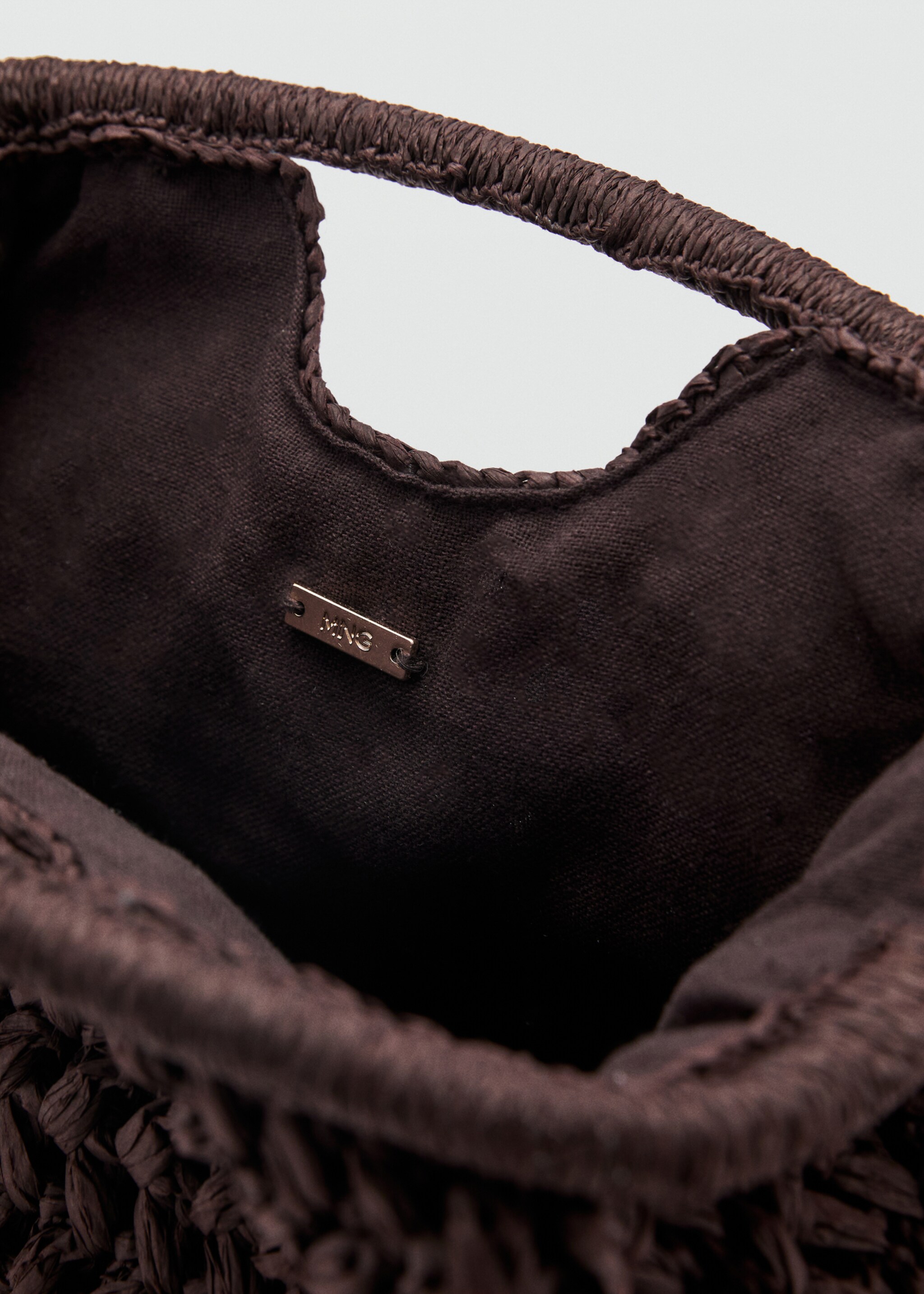 Clutch de fibra natural - Pormenor do artigo 3