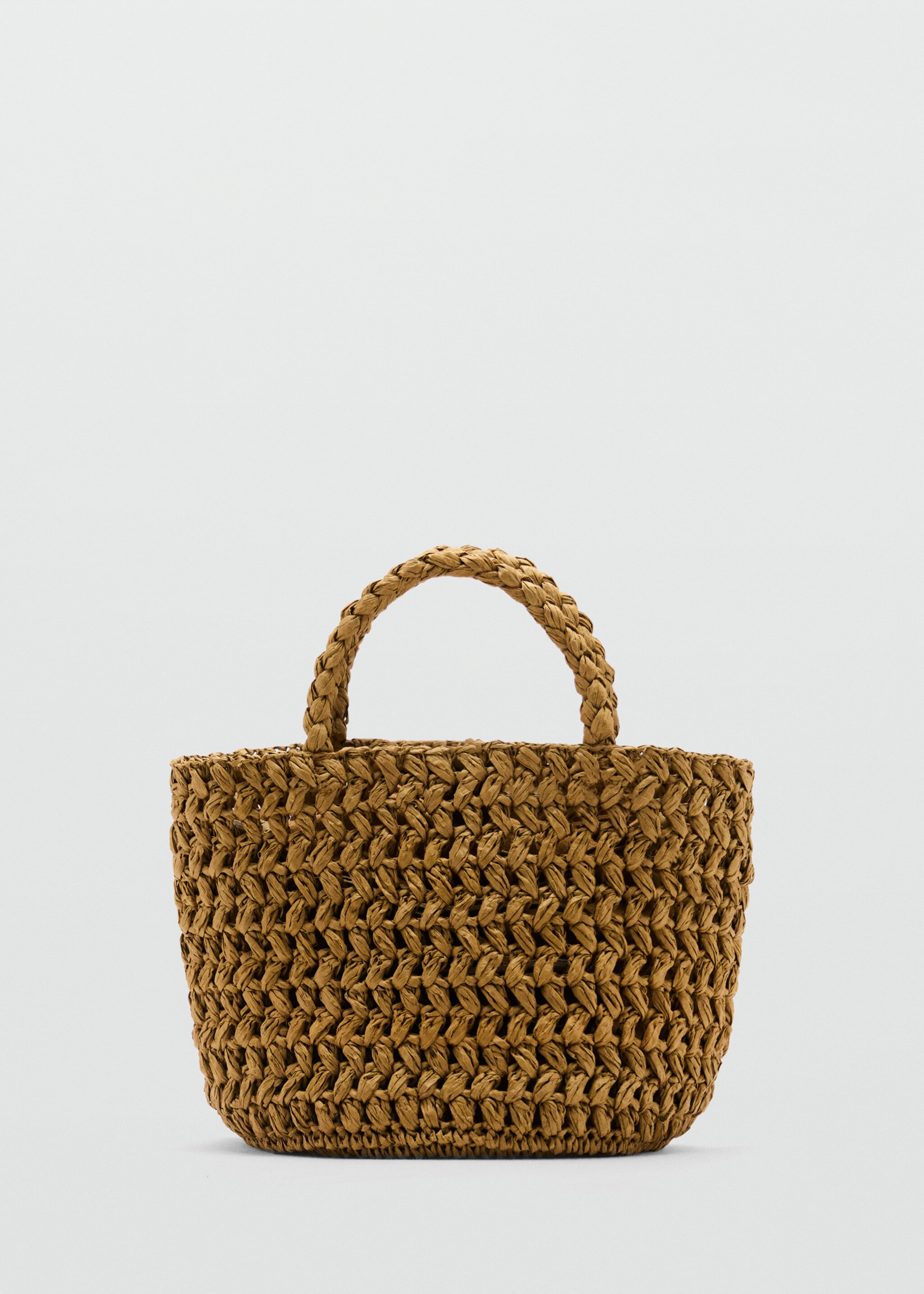 Bolso bucket doble asa fibra natural - Artículo sin modelo