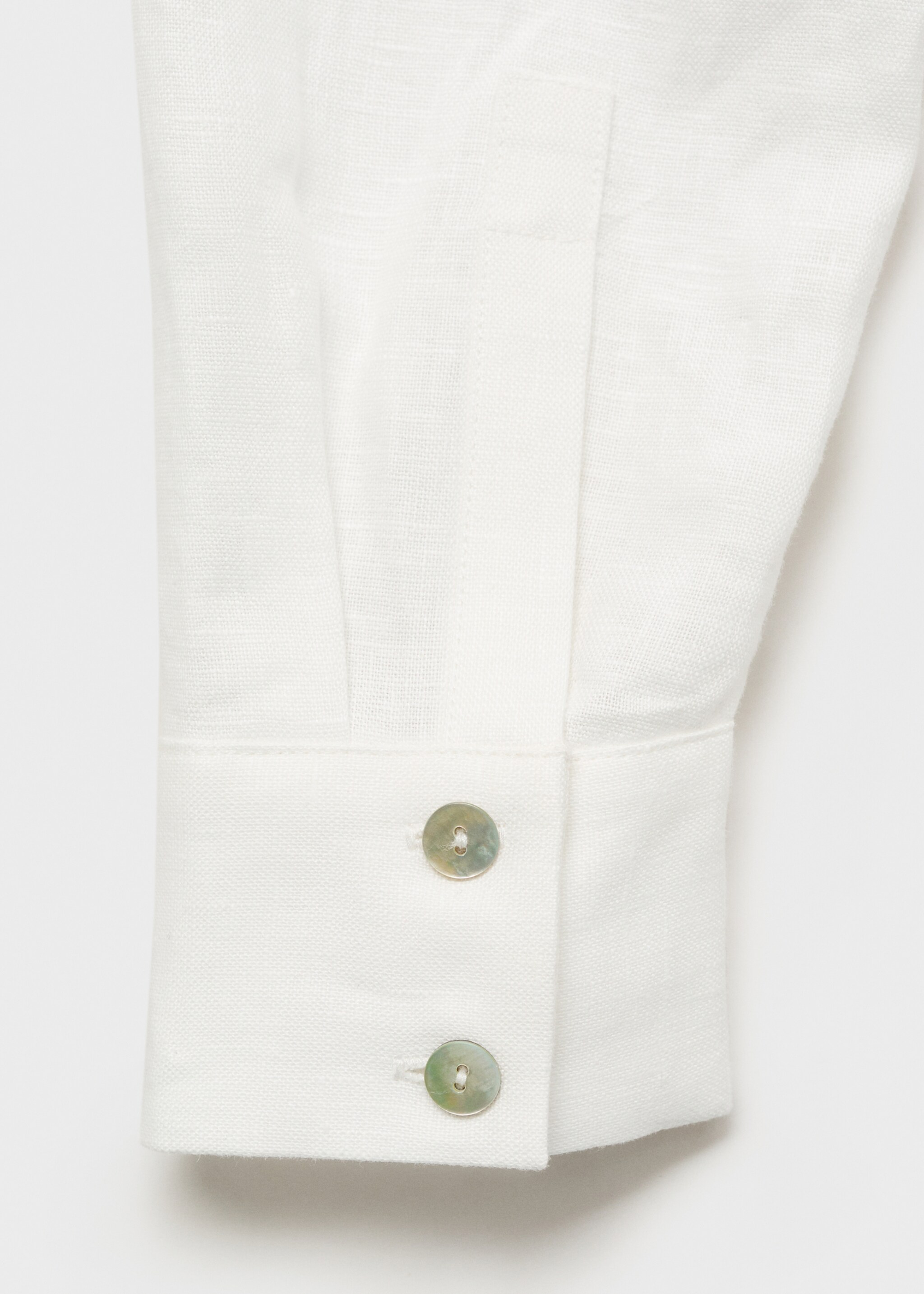 Hemdblusenkleid aus Leinen mit Gürtel - Detail des Artikels 0