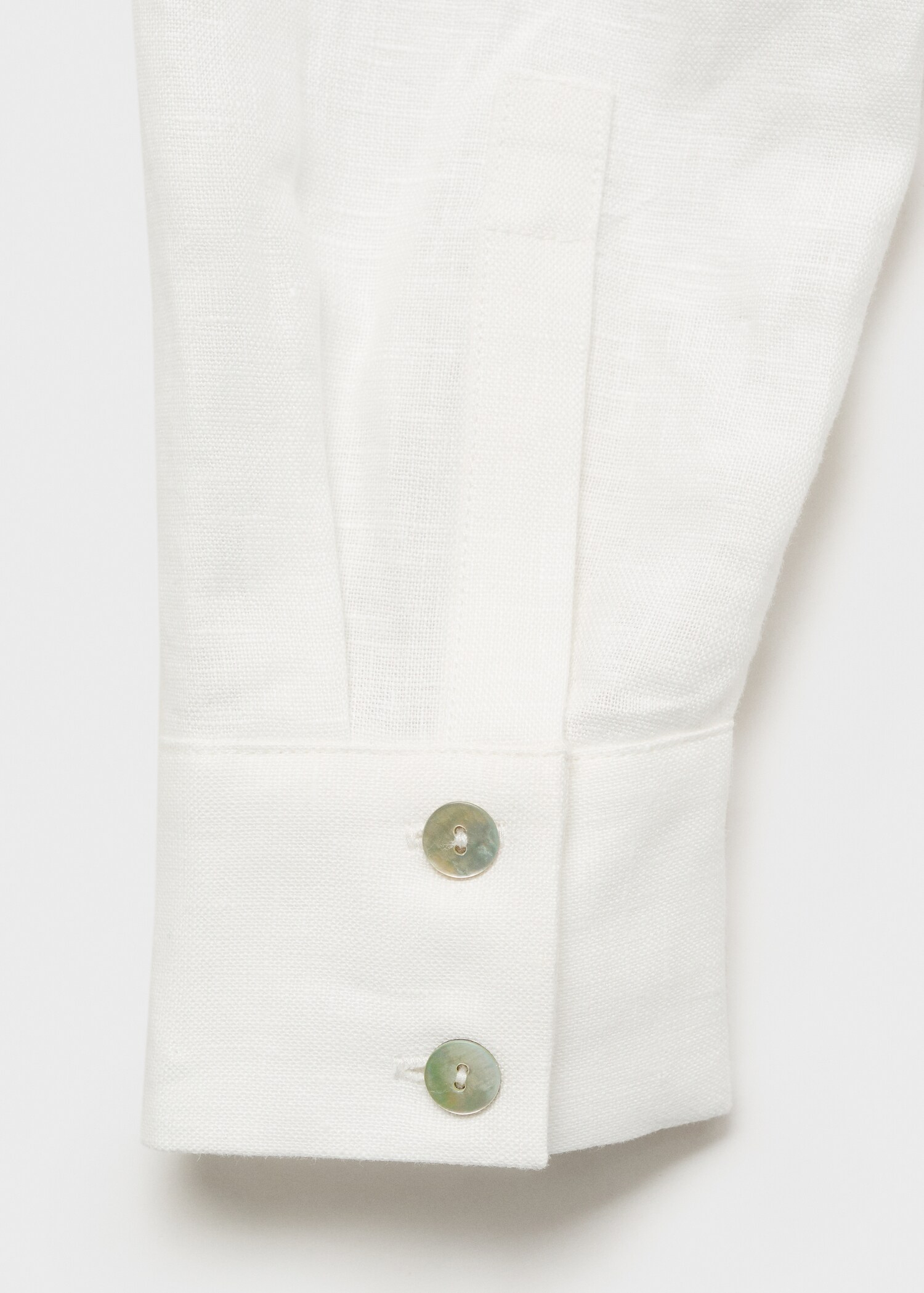 Vestido lino camisero cinturón - Detalle del artículo 0