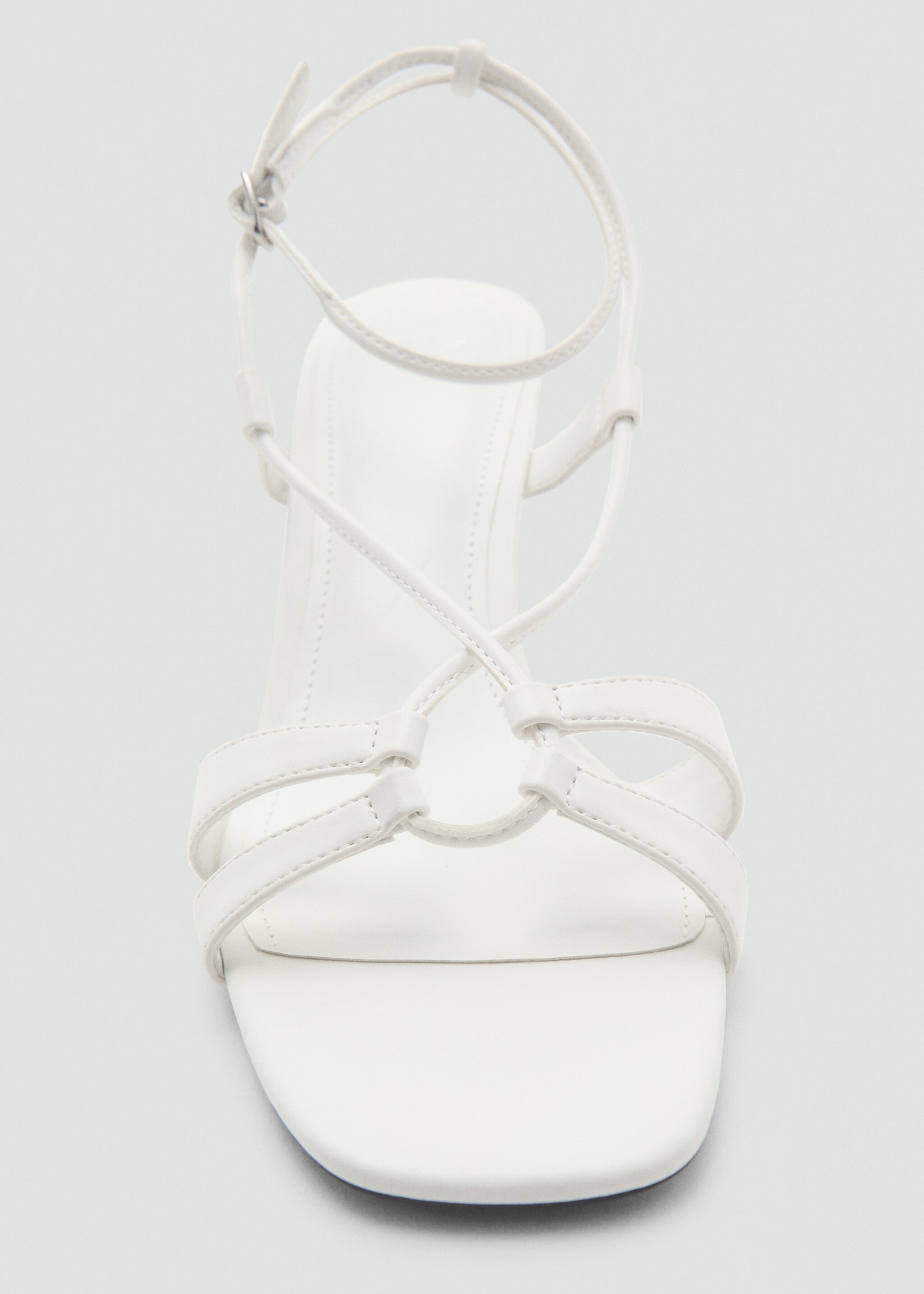 Combined-strap heeled sandals - Details of the article 3