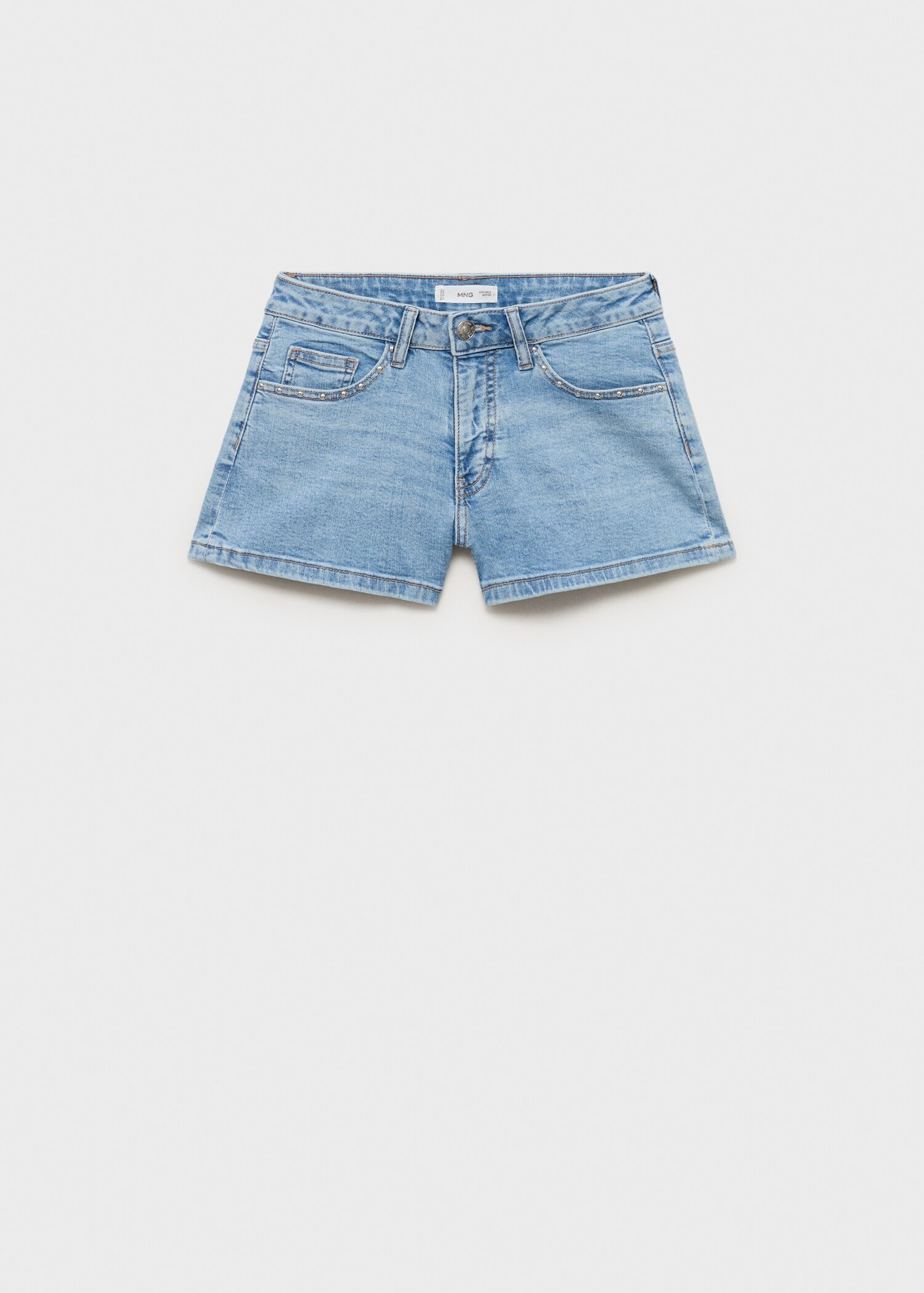 Shorts tachuelas low waist - Artículo sin modelo
