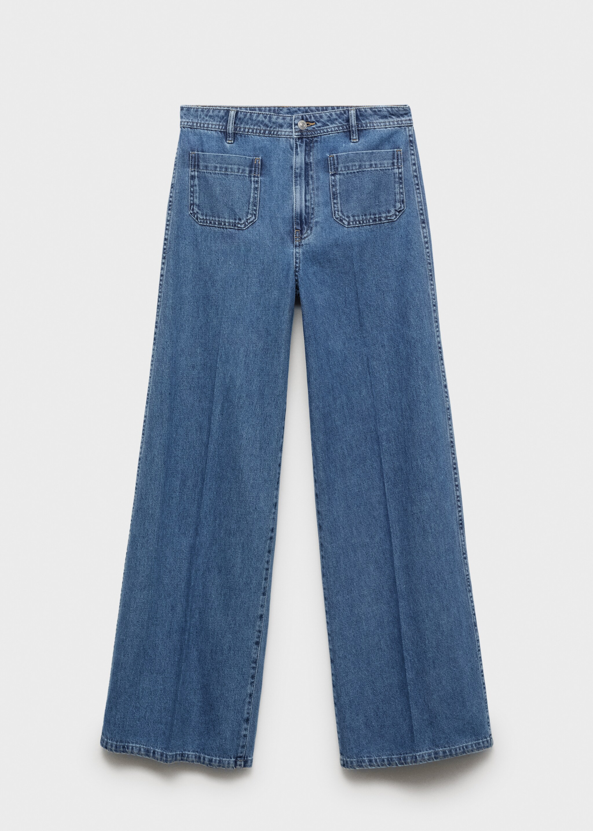 Wide-leg jeans with pockets - Article without model