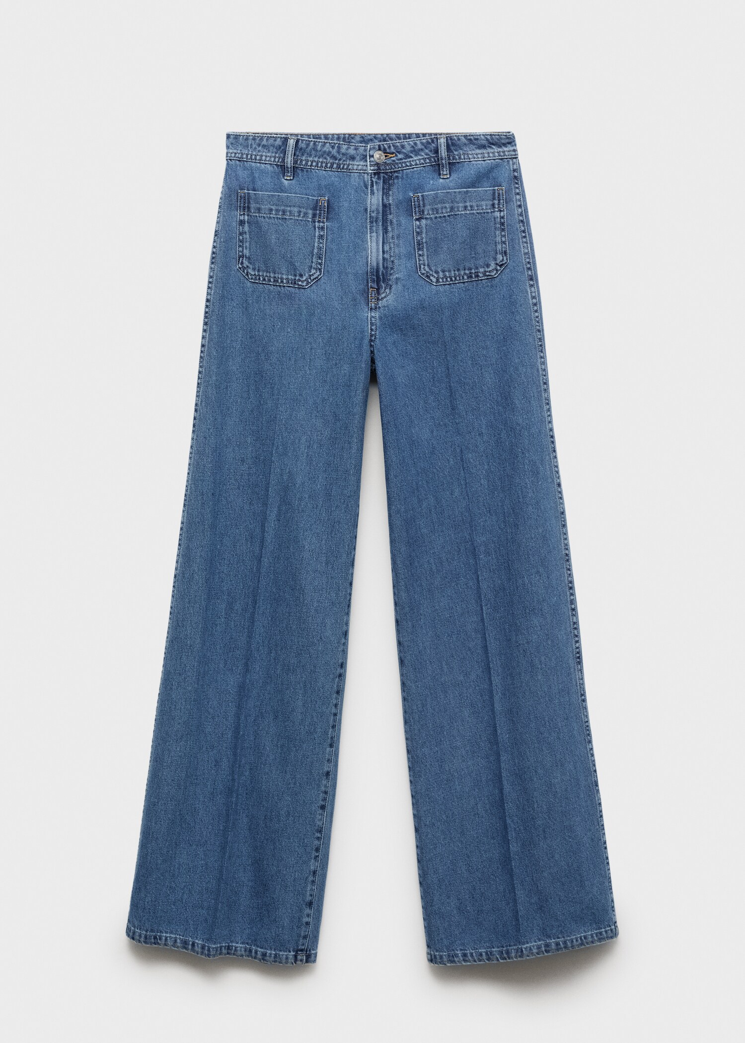 Wide-leg jeans with pockets - Article without model