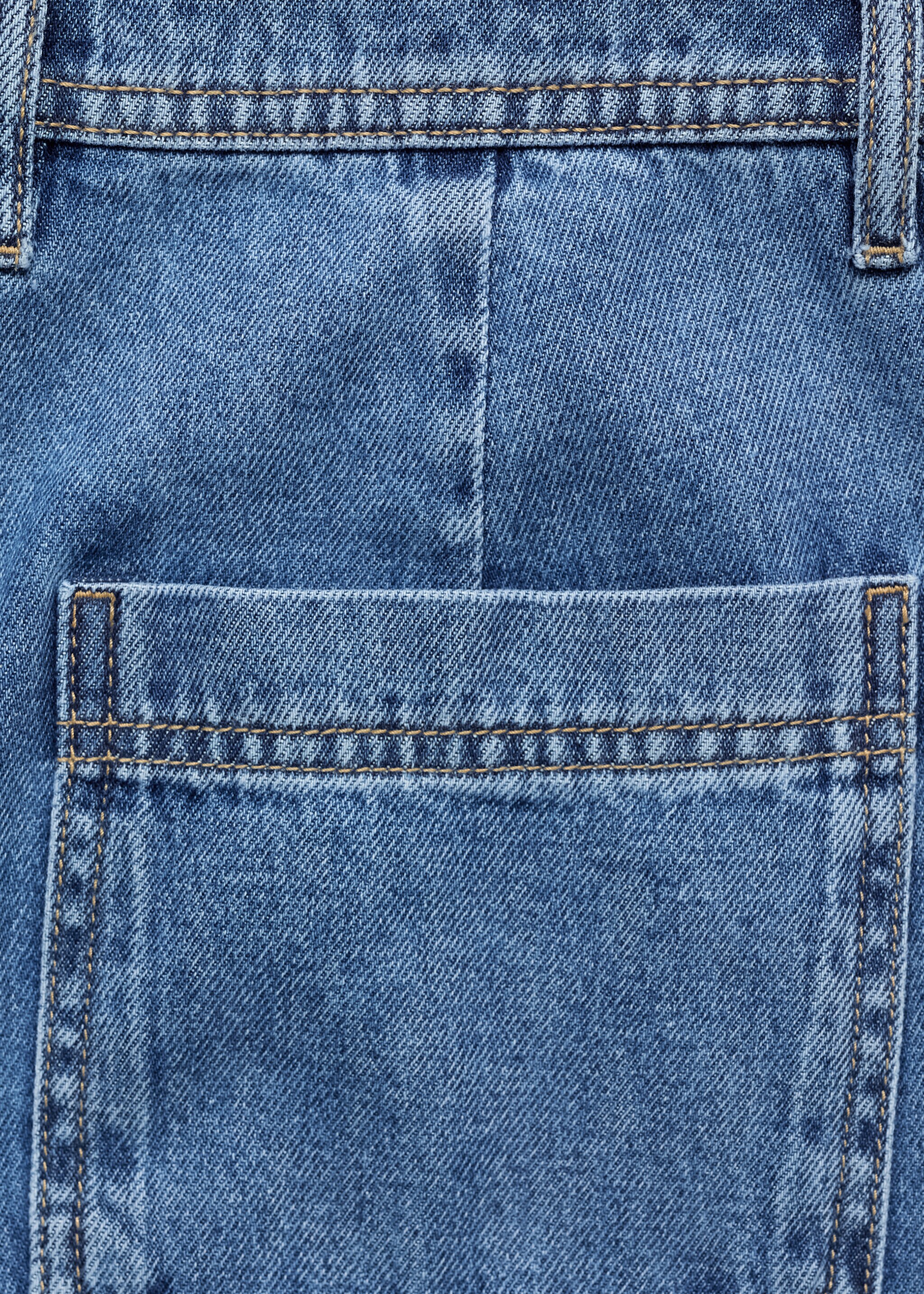 Wide-leg jeans with pockets - Details of the article 0