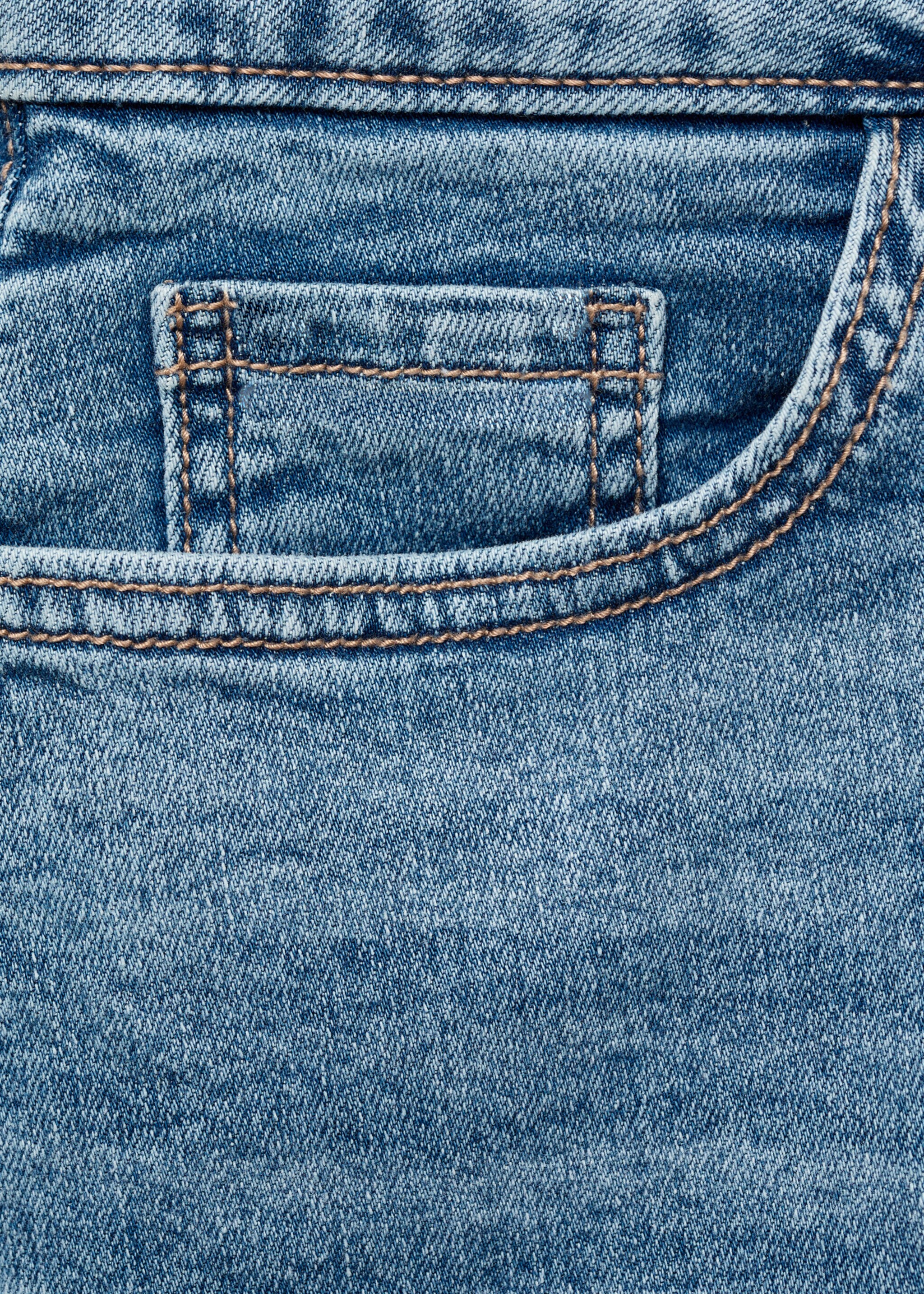 Shorts vaqueros bajo deshilachado - Detalle del artículo 0
